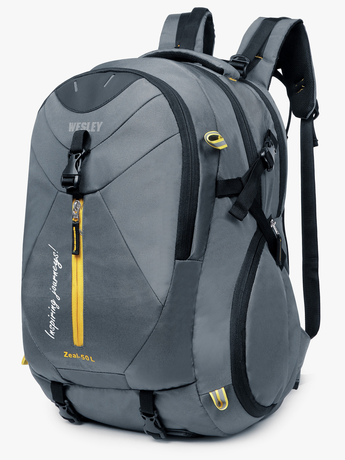 Image of WESLEY Zeal Multipurpose bag with Shoe Compartment /Raincover College travel backpack 50 L Laptop Backpack