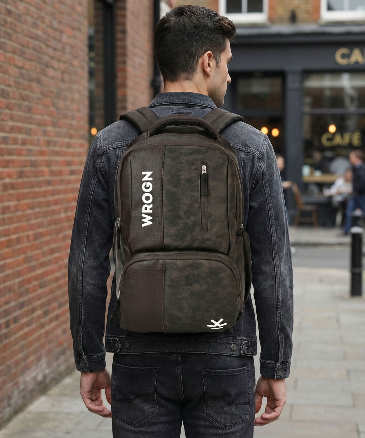 Image of WROGN LEVERAGE Unisex Bag with rain cover Office /School /College /BusinessG-30L 30 L Backpack