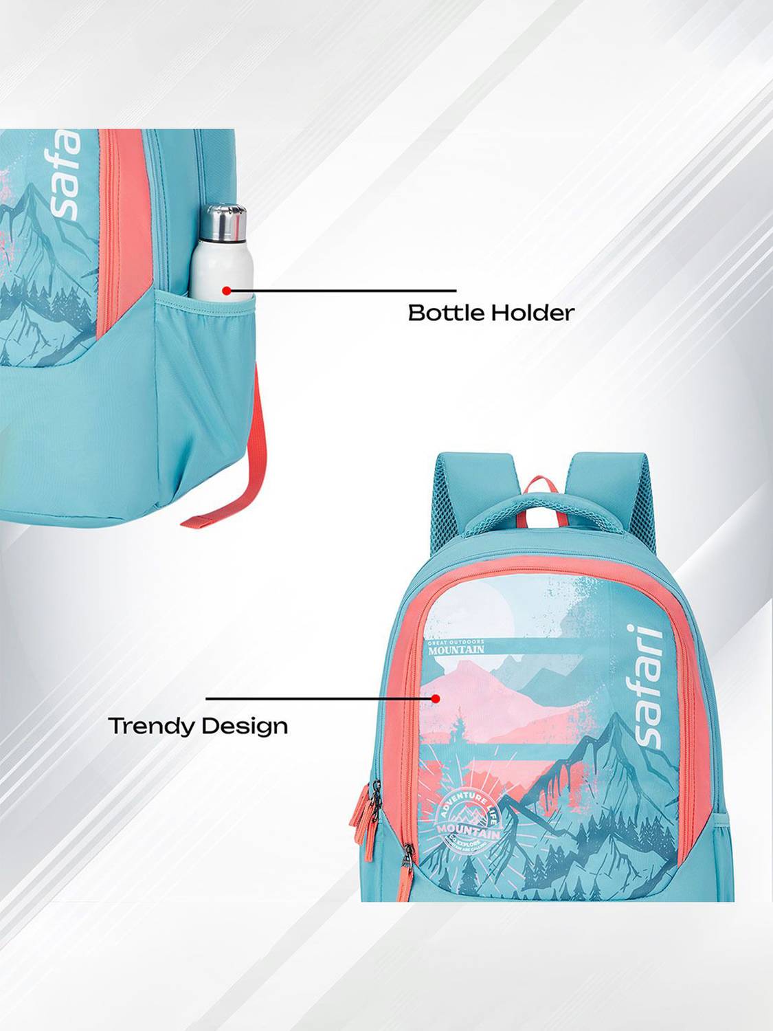 SAFARI Sigma 4 36L Blue Backpack - Image 5