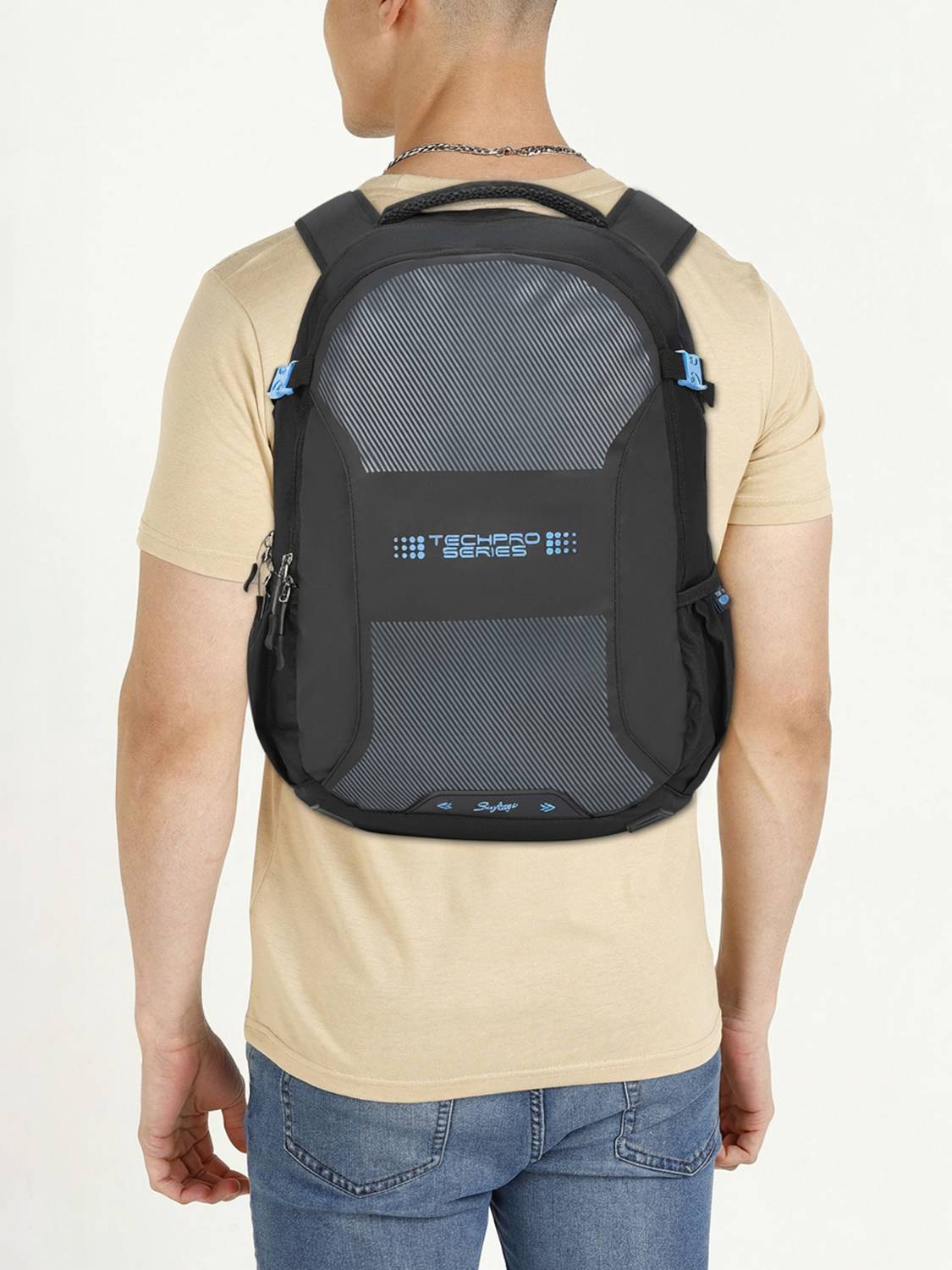 Skybags Network NXT 01 32L Black Laptop Backpack - Image 2