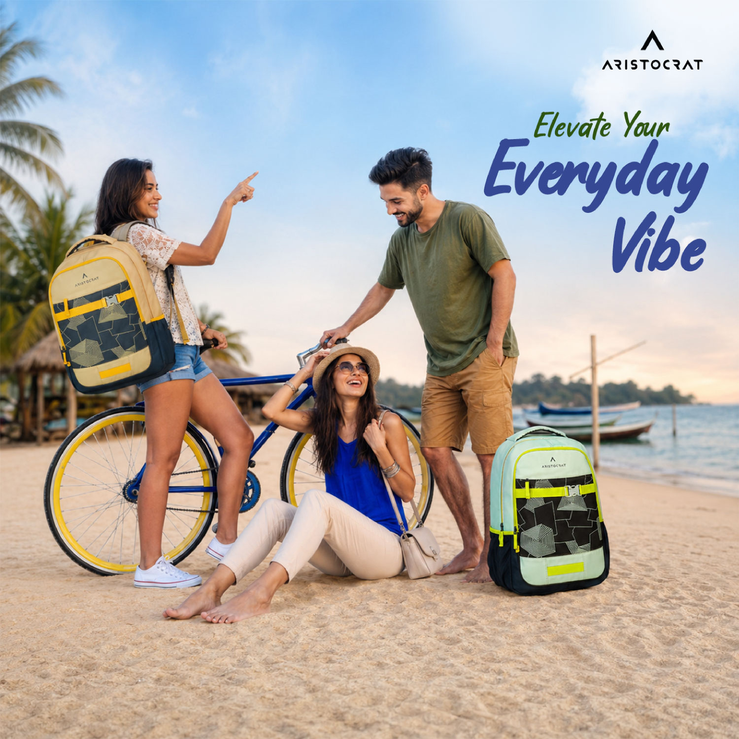 Image of ARISTOCRAT Buzz Casual Backpack with 3 Specious Compartments and Quick-Access Front Pocket 30 L Backpack
