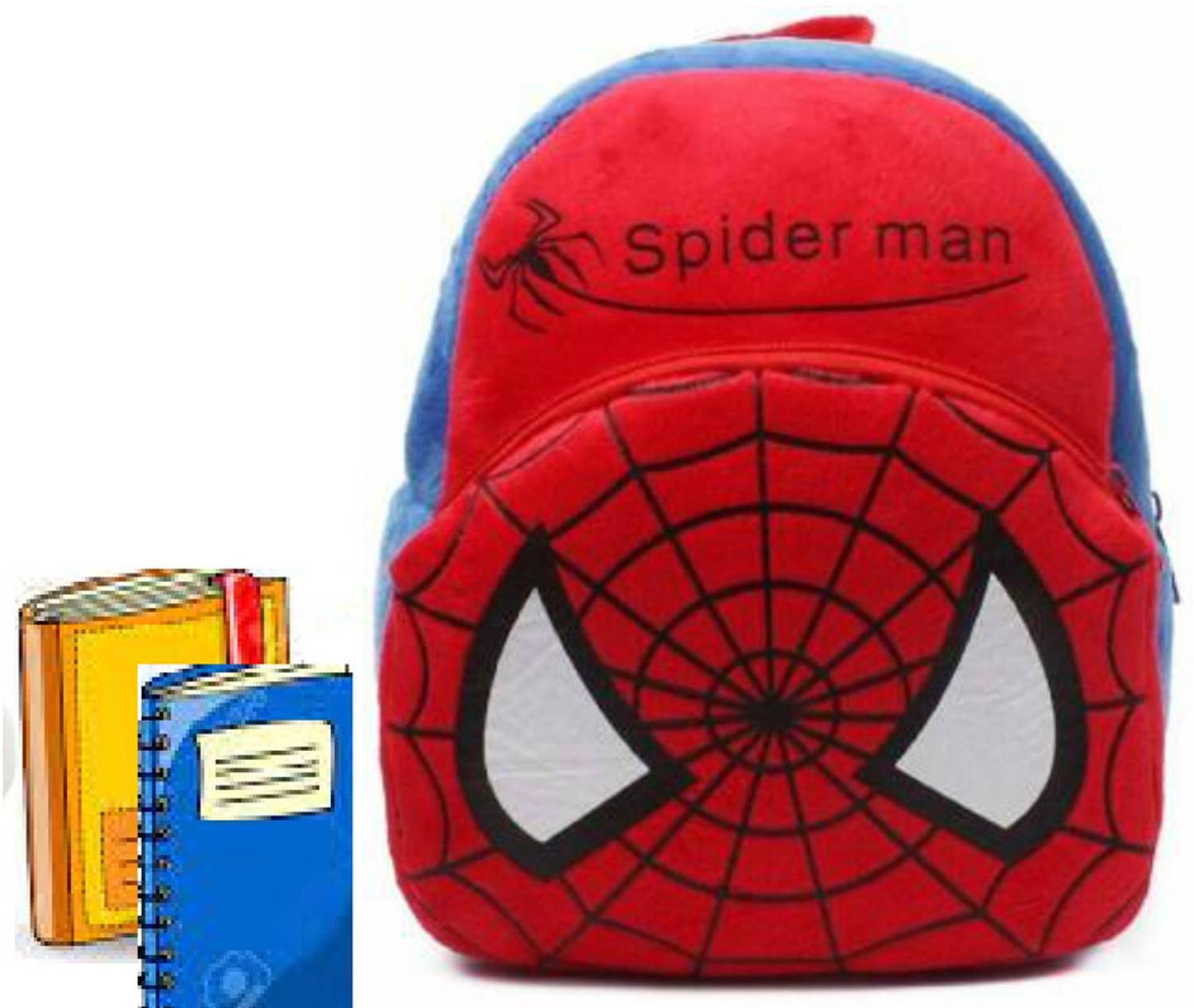 Bluemoon Kid Child Kindergarten Plush Doll School Bag Backpack Hero Spiderman School Bag 12 L Backpack