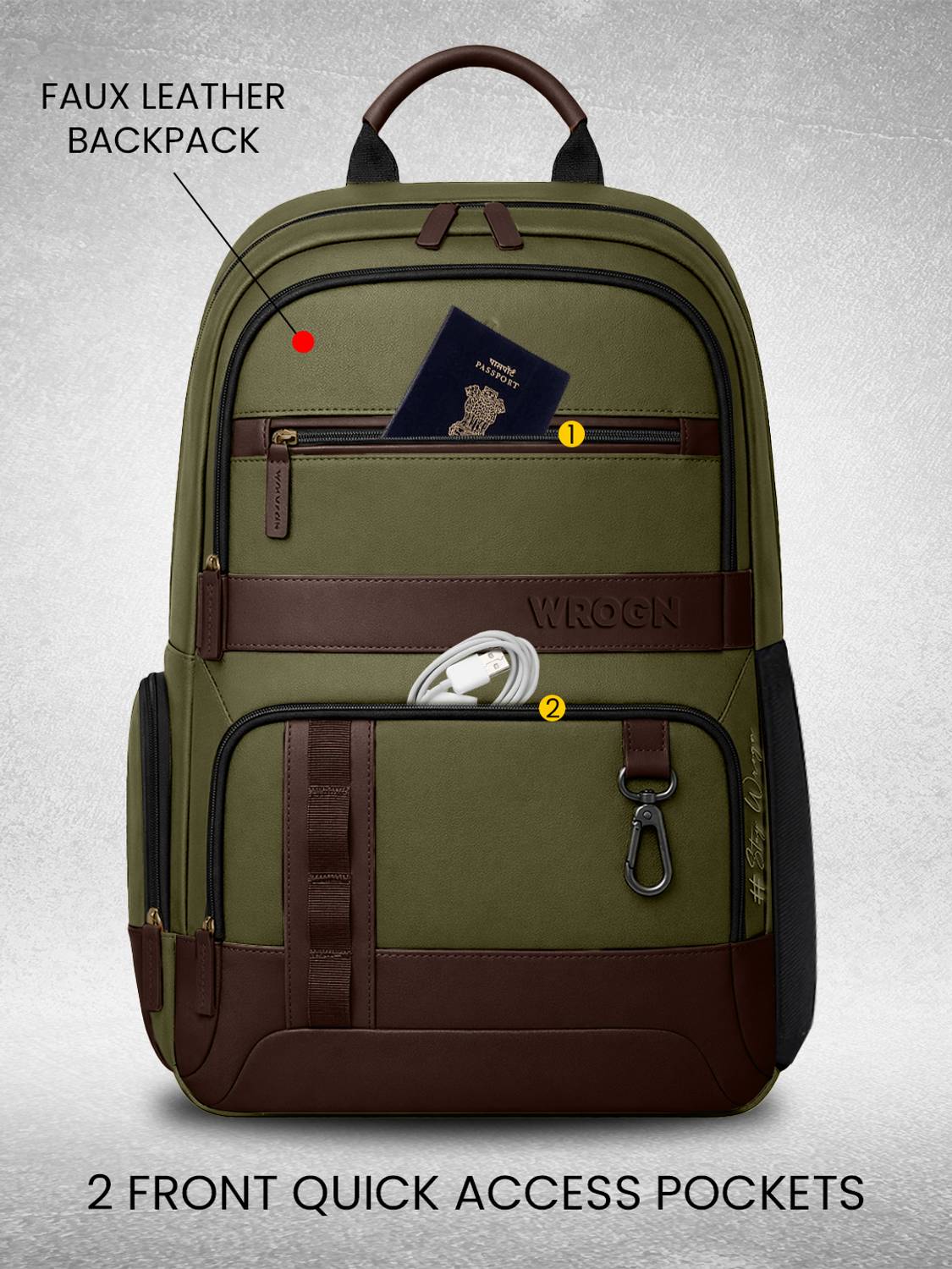 WROGN Urban Heritage Pro 40L Laptop Backpack - Image 2