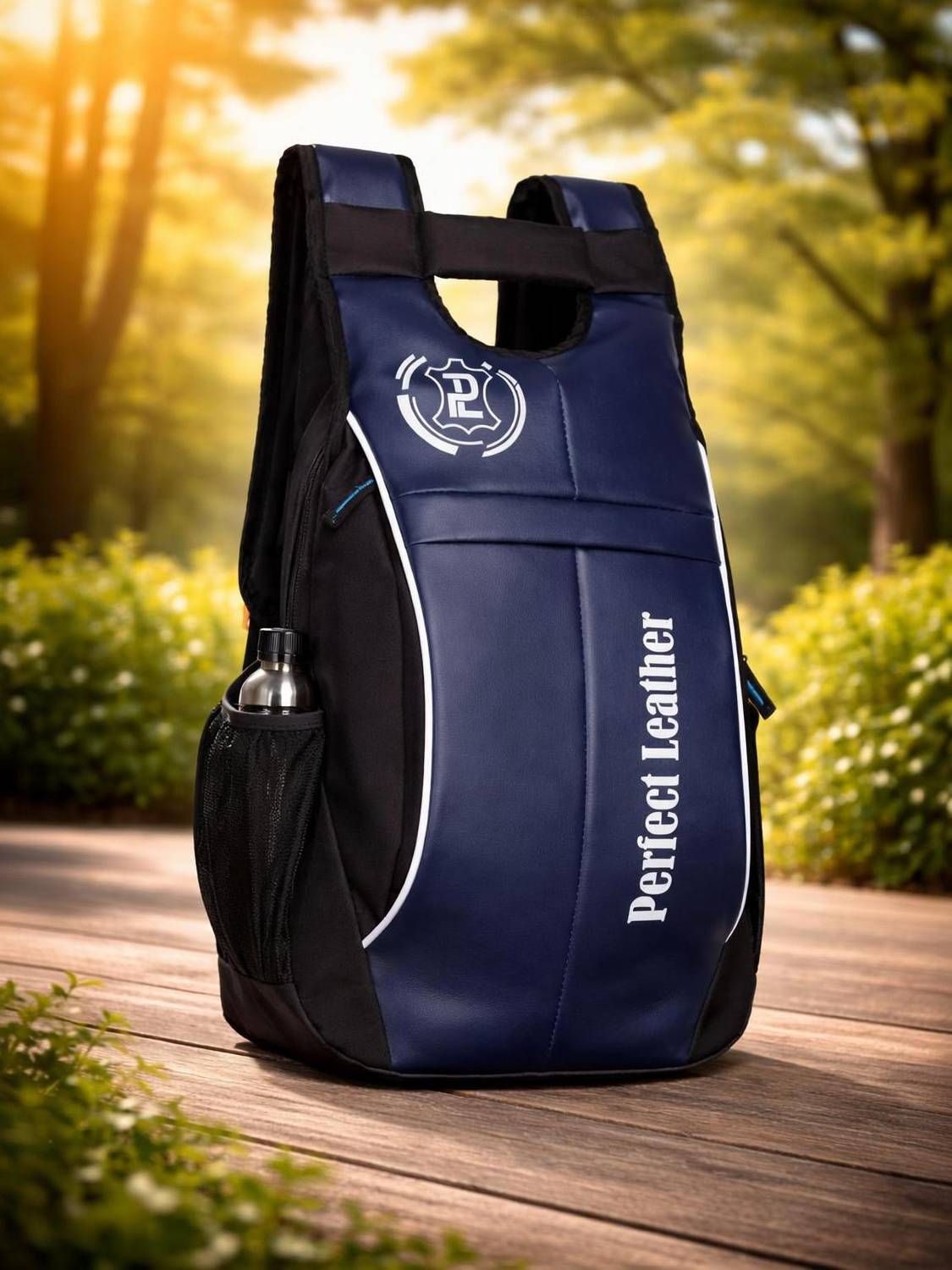 perfect leather Large 25 L Laptop Backpack unisex Spacy and reflective strip Special price 25 L Laptop Backpack
