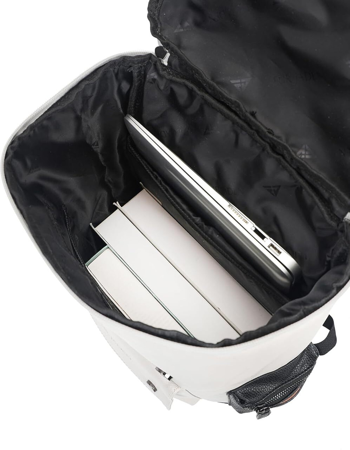 Image of FUR JADEN Vegan Leather With Anti Theft Design fits 15.6 Inch Laptop 20 L Laptop Backpack