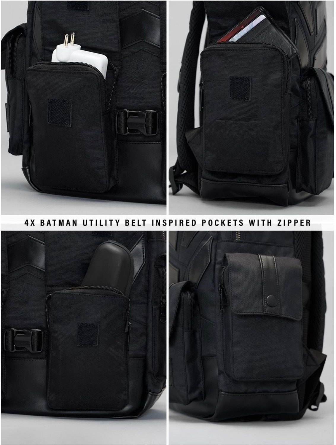 Image of SKOVA LONDON Stylish Branded BATMAN BAG with bottle holder and two internal slip pockets 35 L Backpack