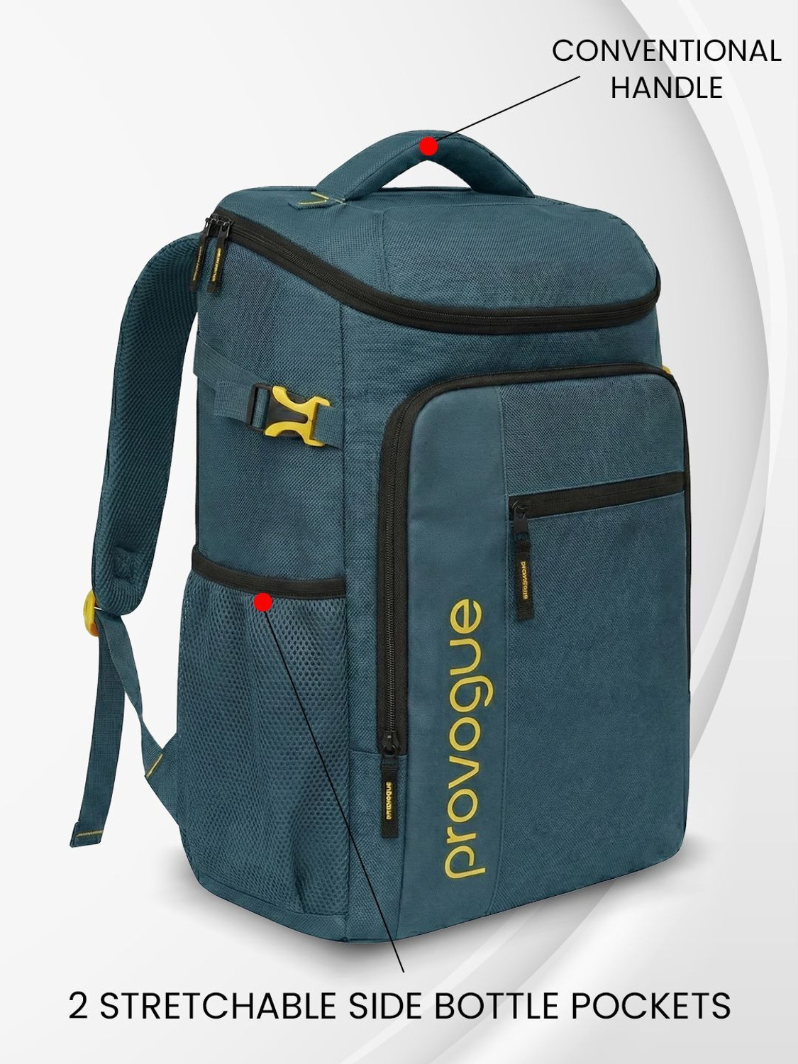 Image of PROVOGUE Unisex SmartHaul with Rain Cover 45 L Laptop Backpack