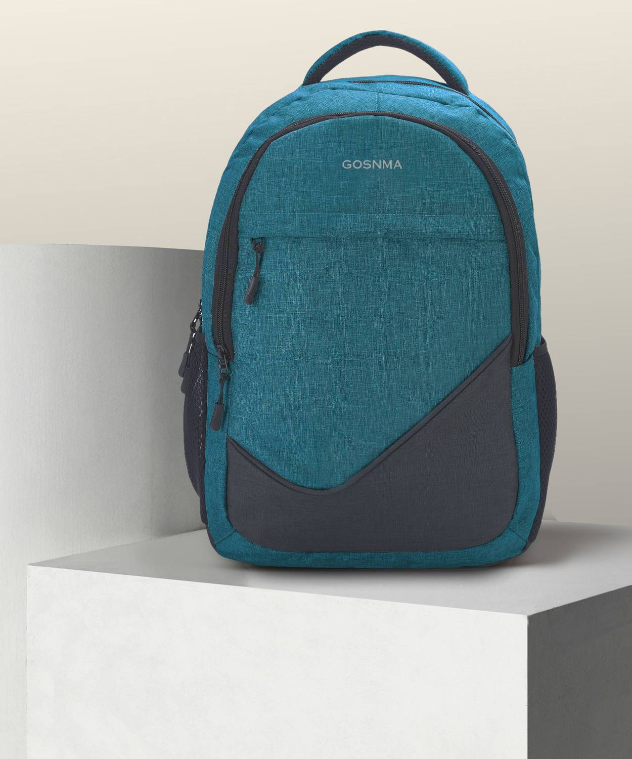 GOSNMA Laptop Backpack 1025 Khadi Textured 25 L Laptop Backpack