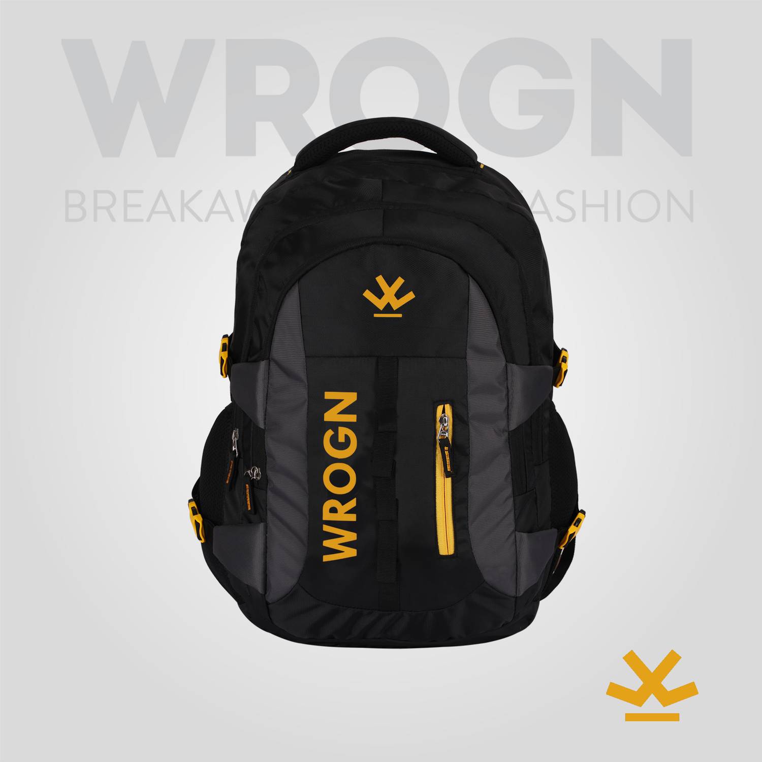 WROGN 3-Compartment 45L Laptop Backpack (16" Laptop Fit) Pack of 3