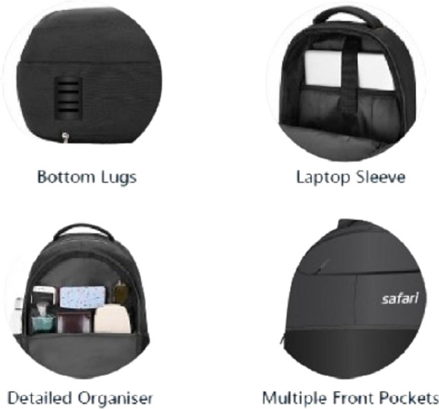バッグ tricky SAFARI Trixy Pro Backpack Laptop Sleeve Multi Pocket 32 L Backpack