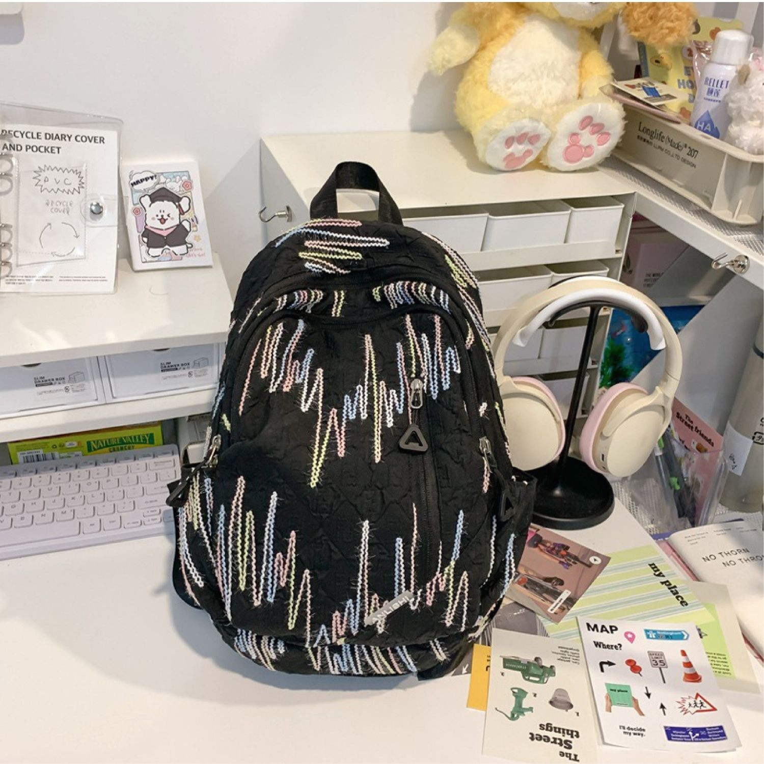 Image of Tinytot SB251 02 Japanese Style Korean Unisex School College Casual Laptop Backpack Bag 30 L Backpack