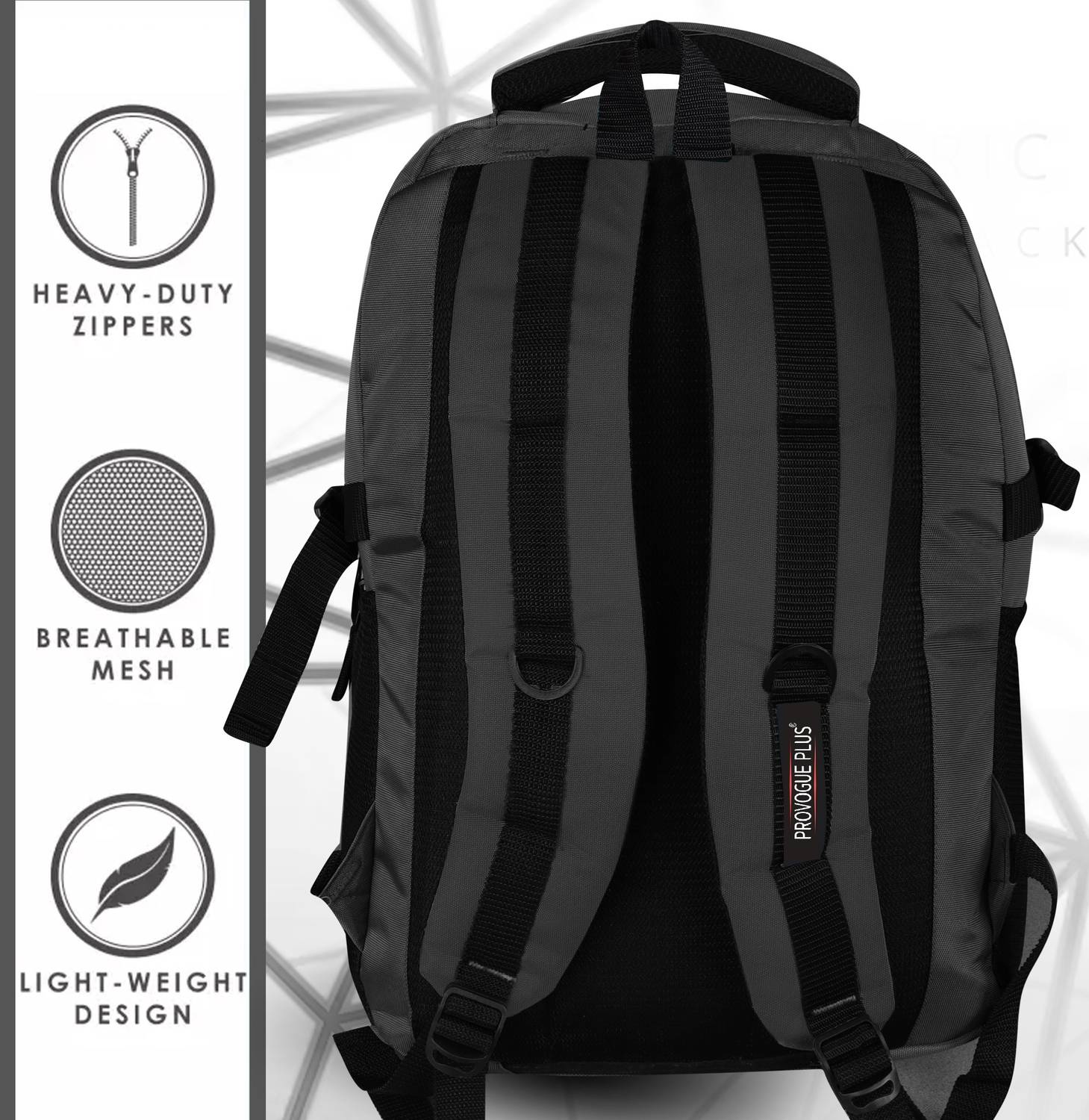 PROVOGUE PLUS Water Resistant Cruiser 35L Laptop Backpack - Image 5