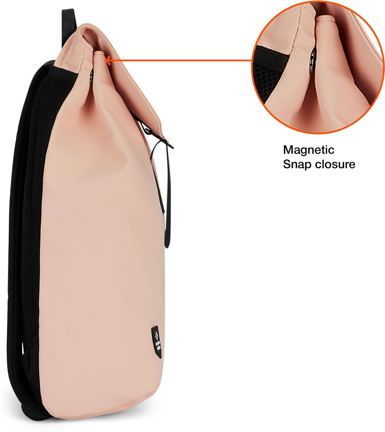 Image of NASHER MILES Soho Laptop Backpack for Men & Women|Collage /Casual /School|25L,Pink 25 L Laptop Backpack