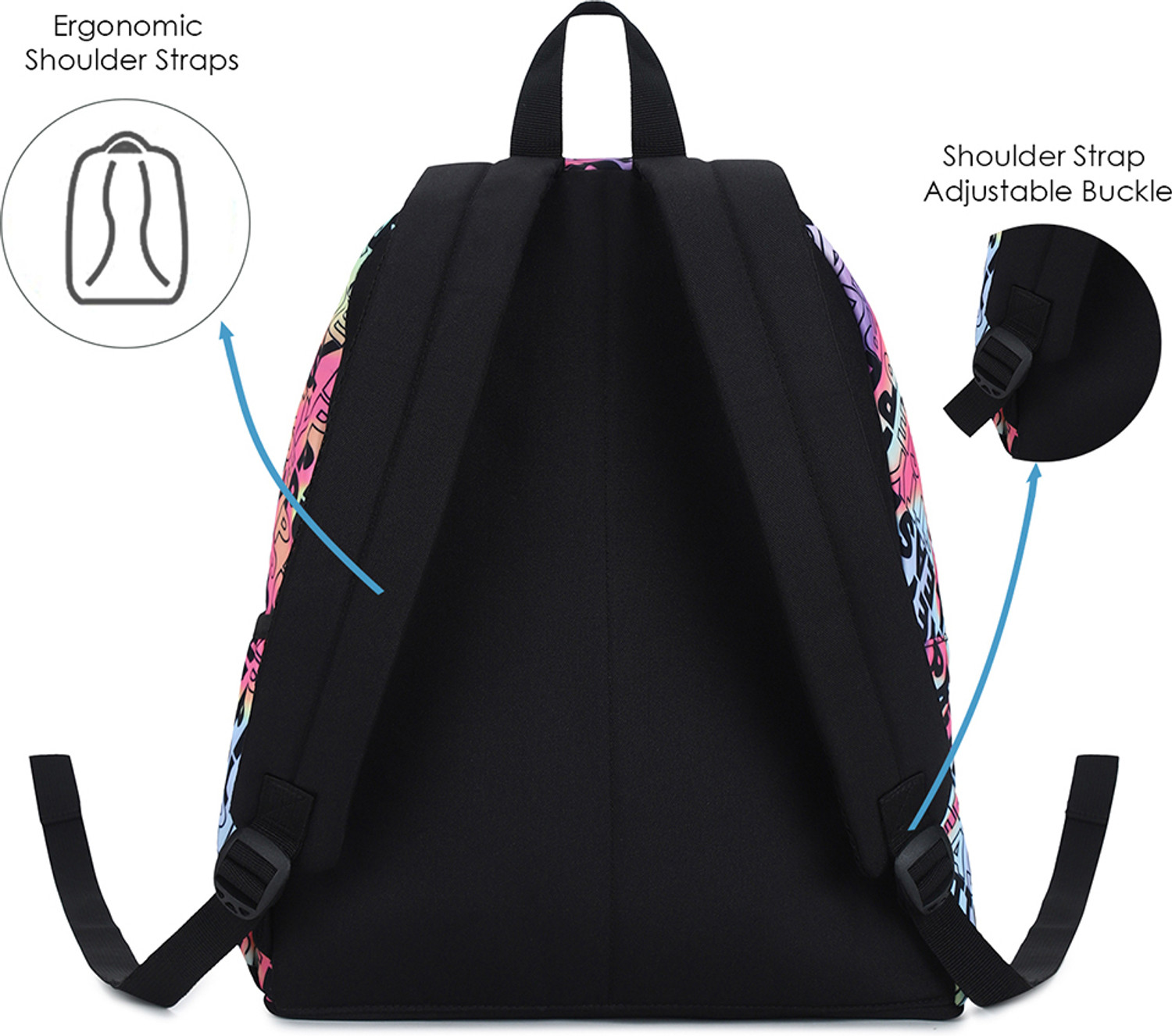 Image of Genie Pretty Laptop Backpacks for Women Stylish and Trendy College bags for girl 18 L Laptop Backpack