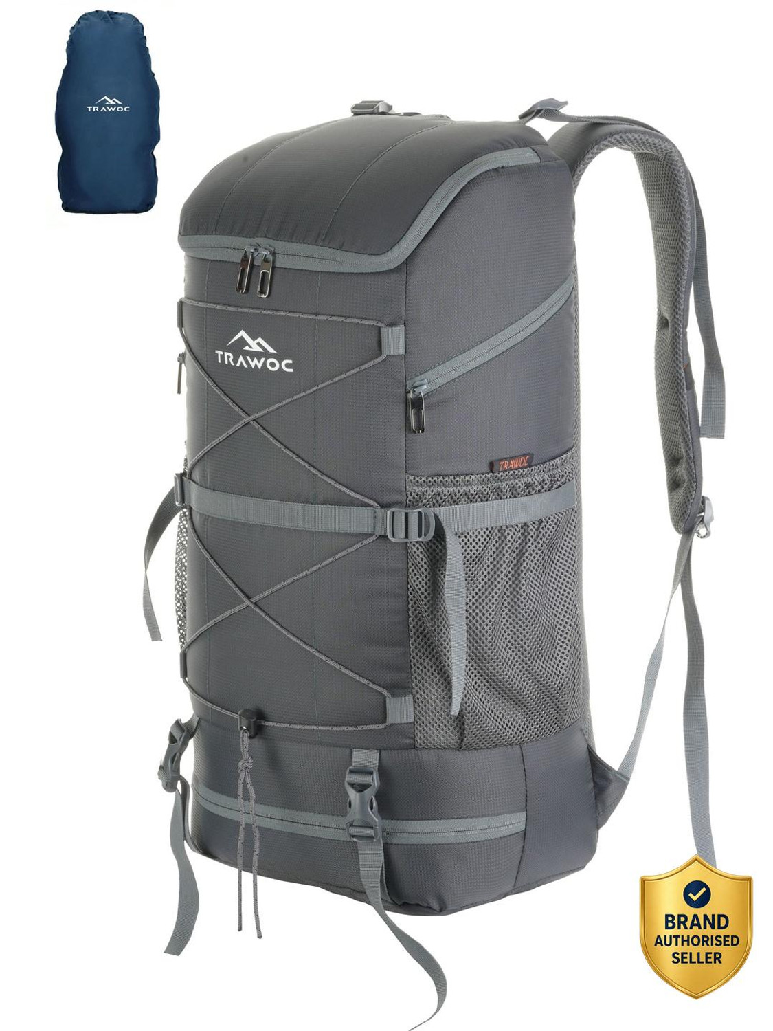 Image of TRAWOC STEALTH 40L Travel bag with Shoe Compartment for men and women 40 L Laptop Backpack
