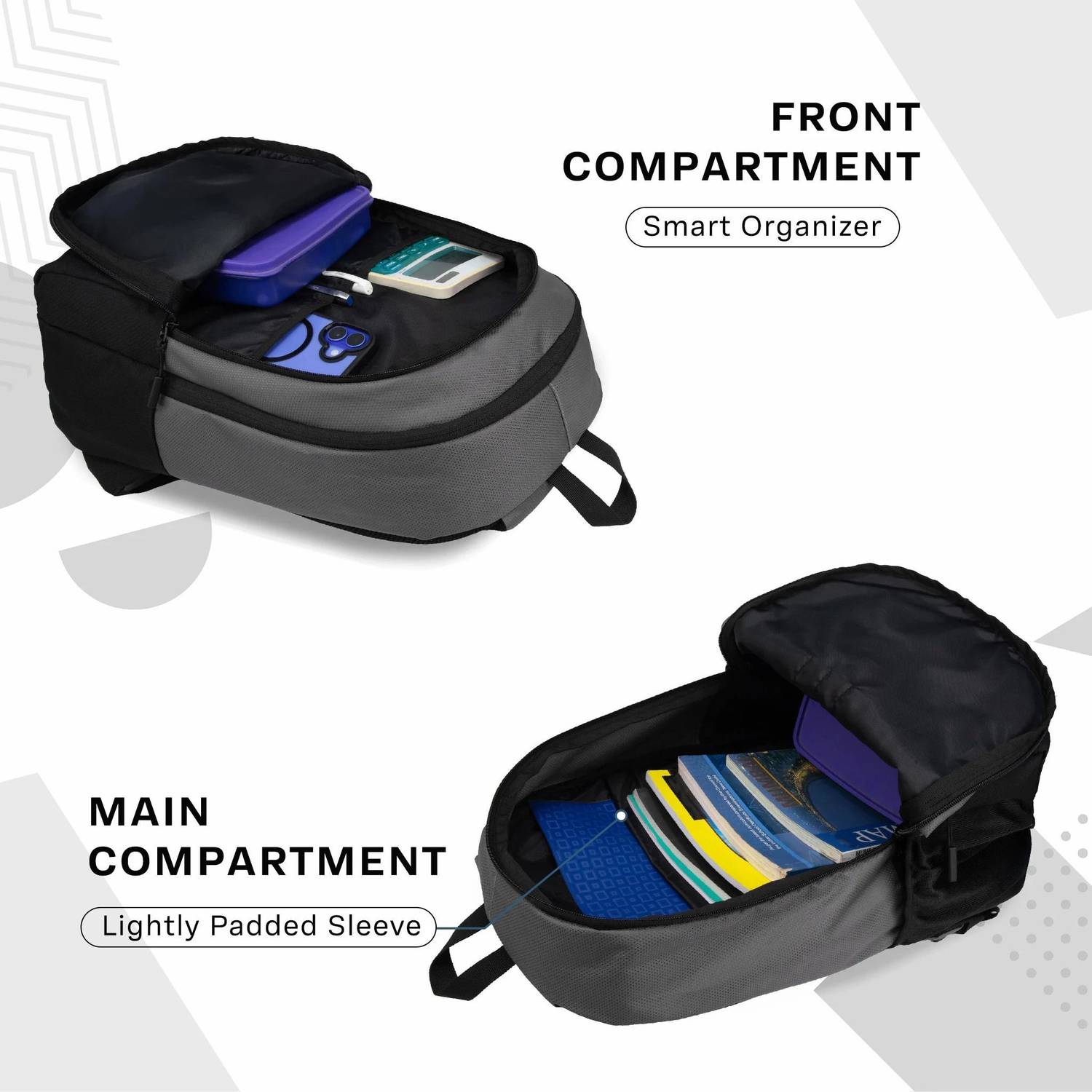 F Gear Bold Grey 24 L Backpack - Image 3