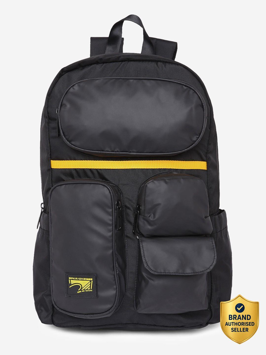 Image of Spykar UABGAS011Black 21 L Backpack