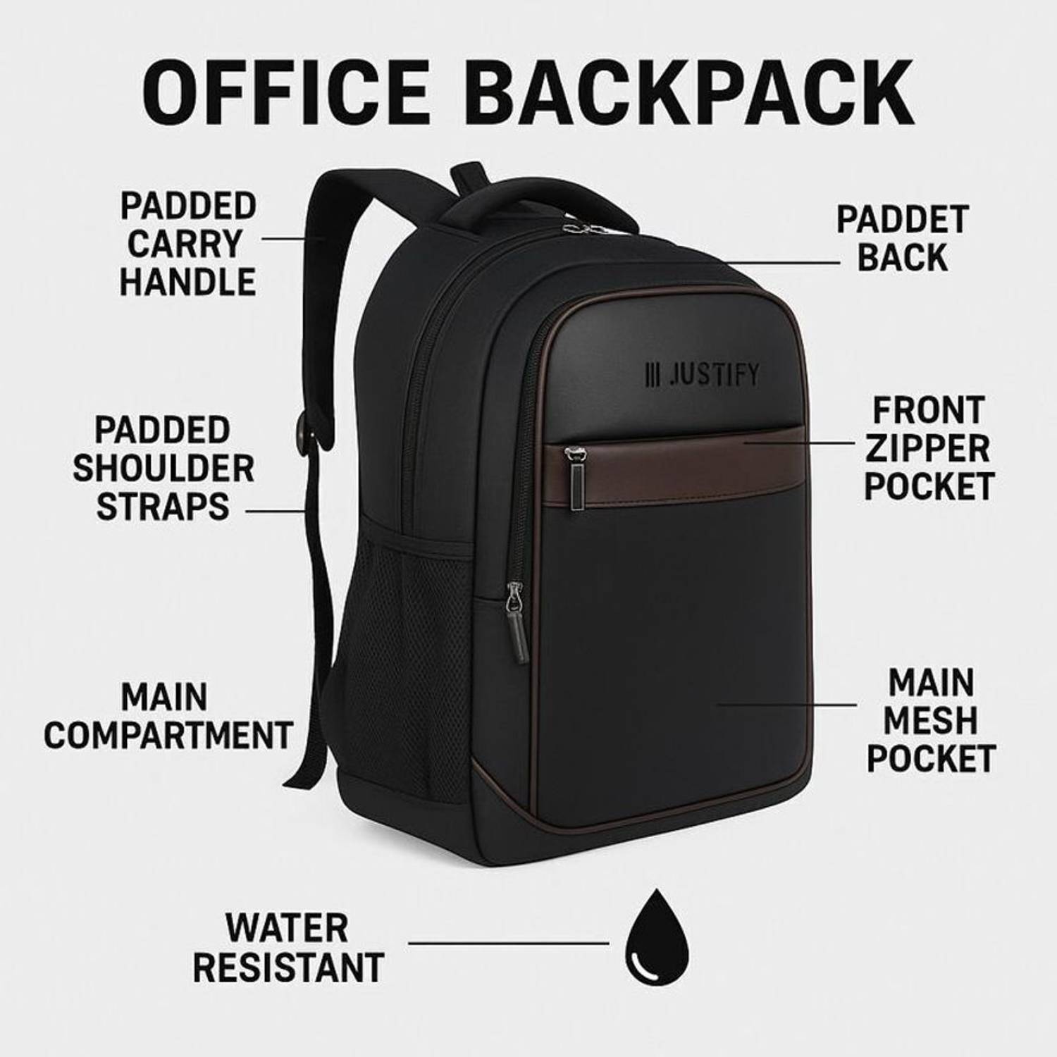 Airwin 28L Premium Leather Backpack - Image 2
