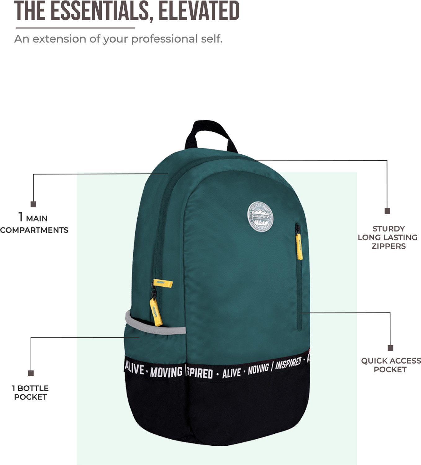 Image of Gear BOMBER ECO STATEMENT 2C 25 L Backpack