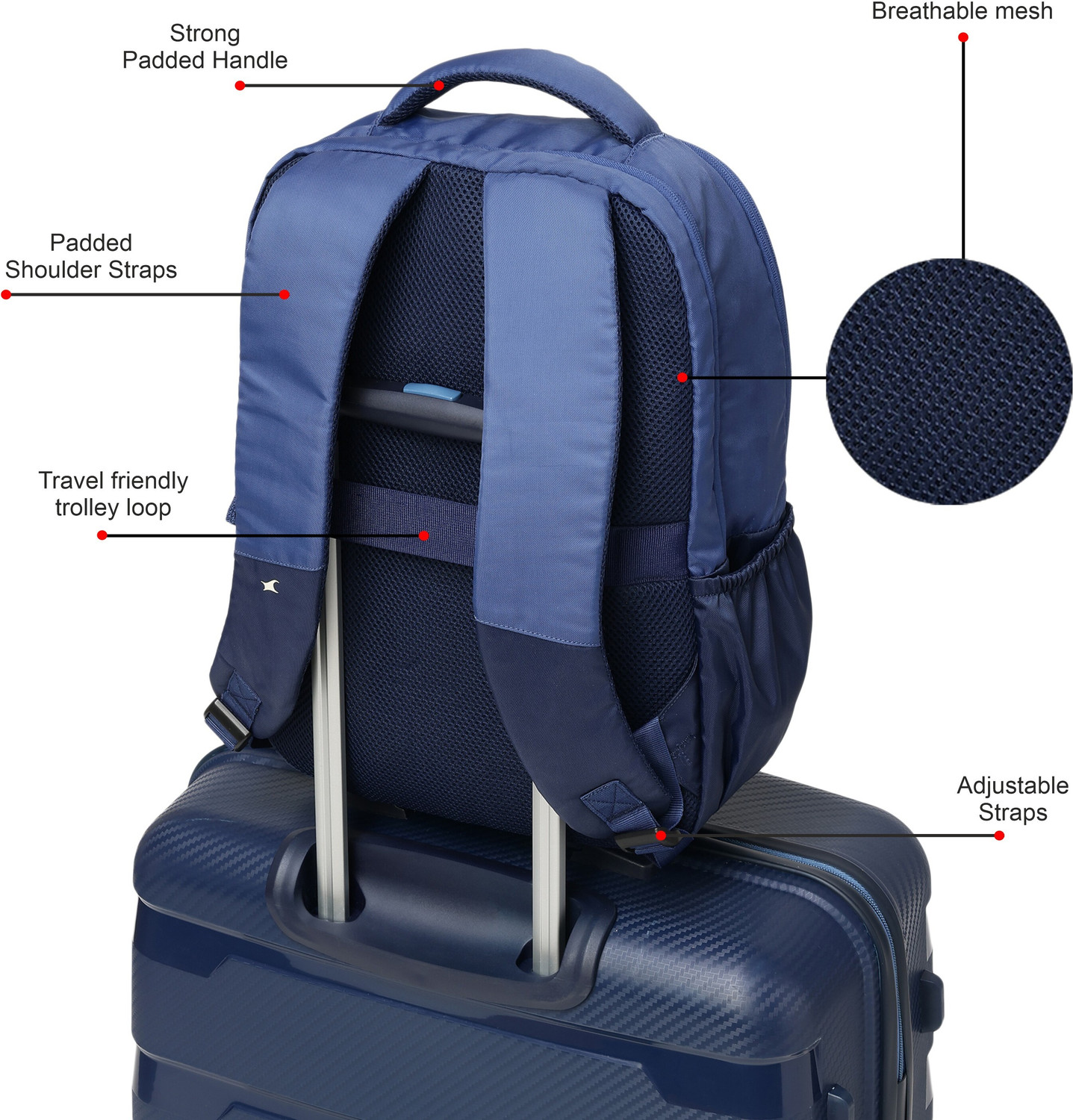 Image of Fastrack Unisex Carryall Laptop Backpack with 15 inch Laptop Sleeve 20 L Laptop Backpack