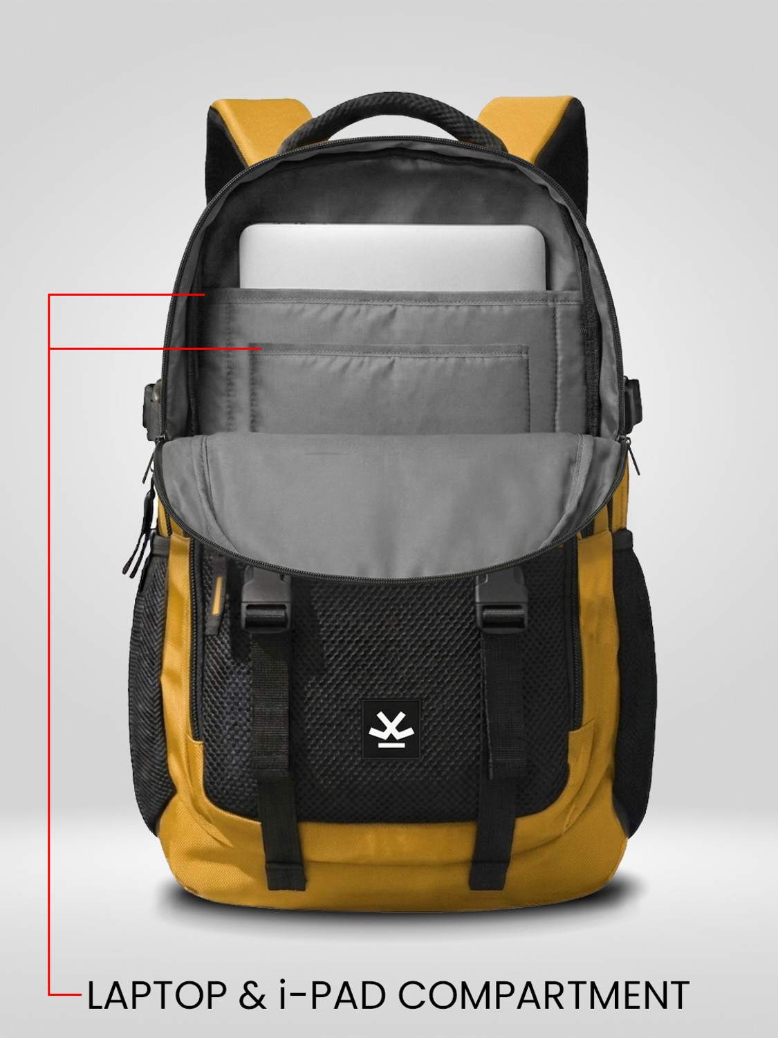 Image of WROGN Unisex Ashper 2.0 with USB Port, Rain Cover and Reflective Strip 42 L Laptop Backpack