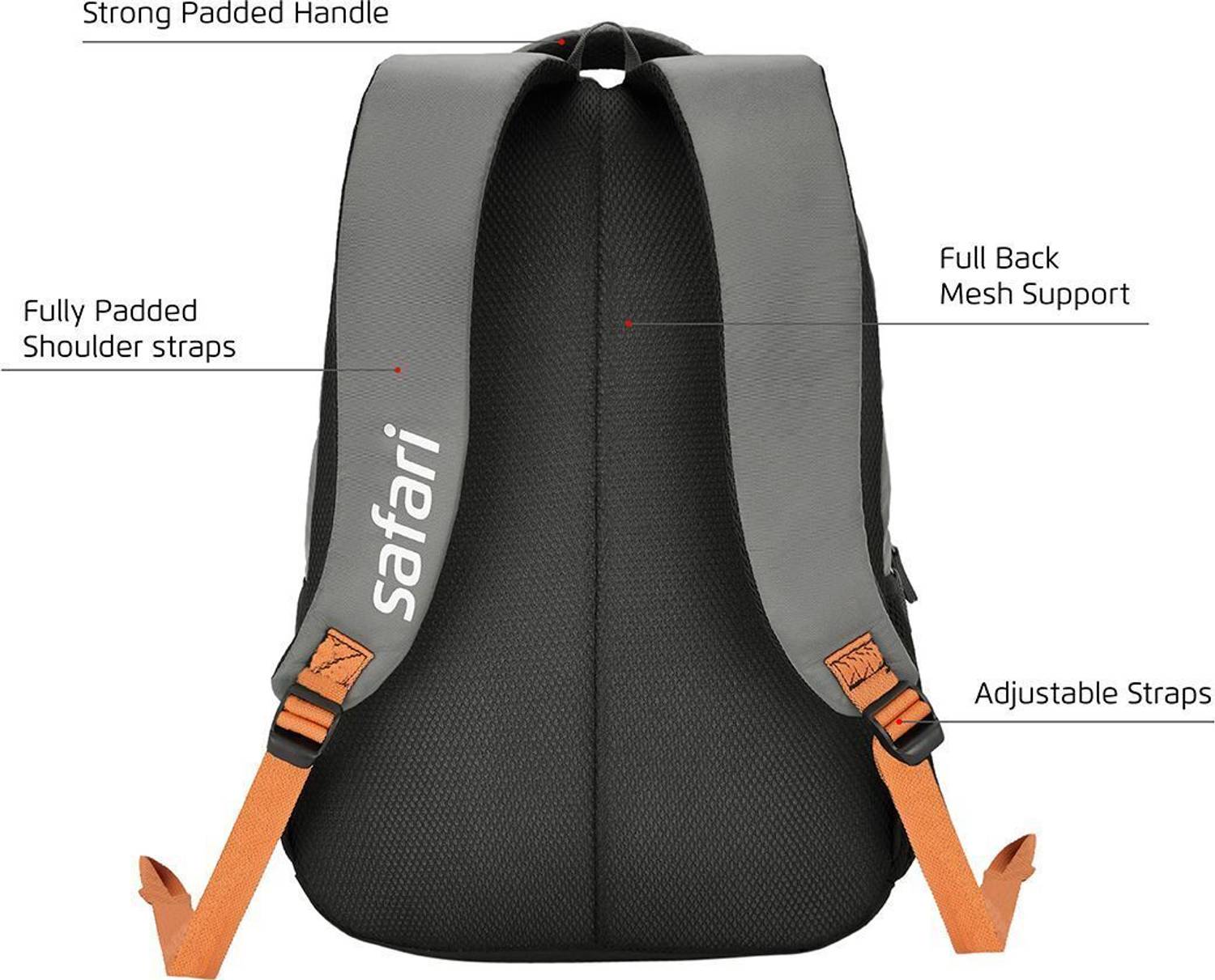 SAFARI LUMOS 37L Backpack Gray - Image 5