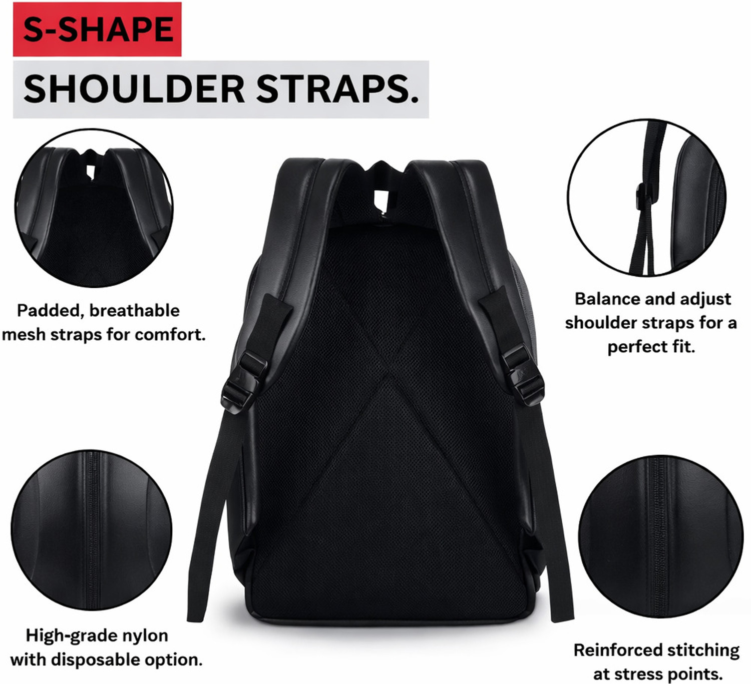 Image of Log-Star 35L PREMIUM LEATHER BACKPACK FOR MEN'S & WOMEN'S USED FOR COLLEGE & SCHOOL 35 L Backpack