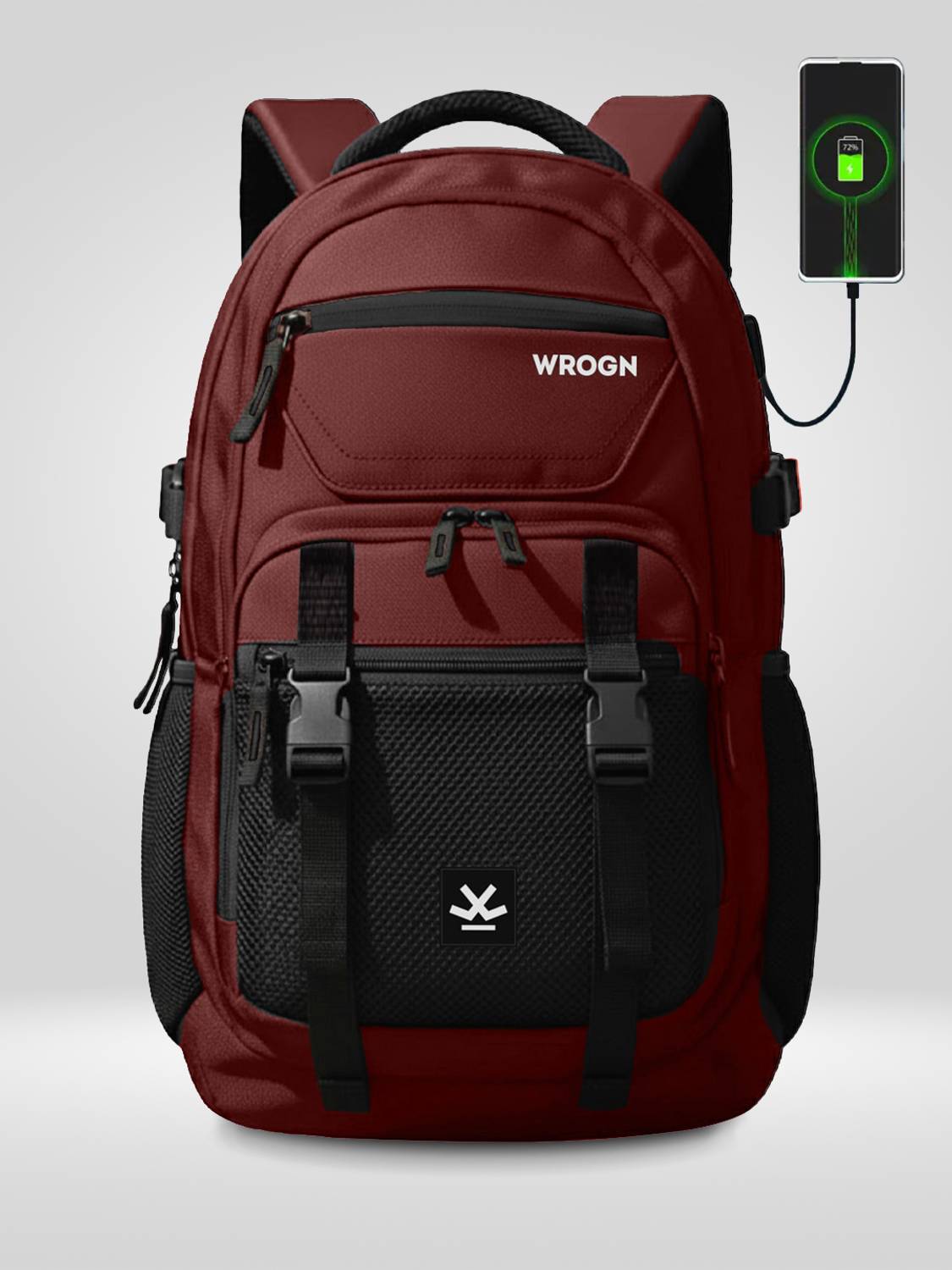 WROGN Unisex Ashper 2.0 42L Laptop Backpack