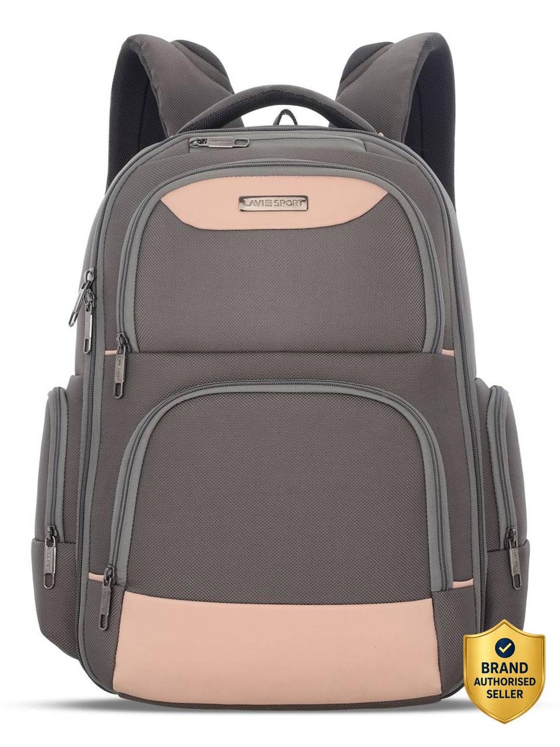 Lavie Sport Business Elite25 22L Pink Laptop Backpack - Image 1