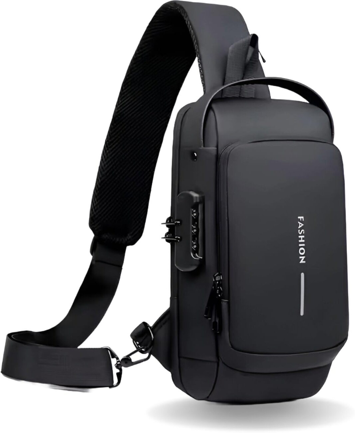 Image of romj New Sling Bag Anti-Theft USB Crossbody Backpack Waterproof Chest Shoulder Bag 10 L Backpack