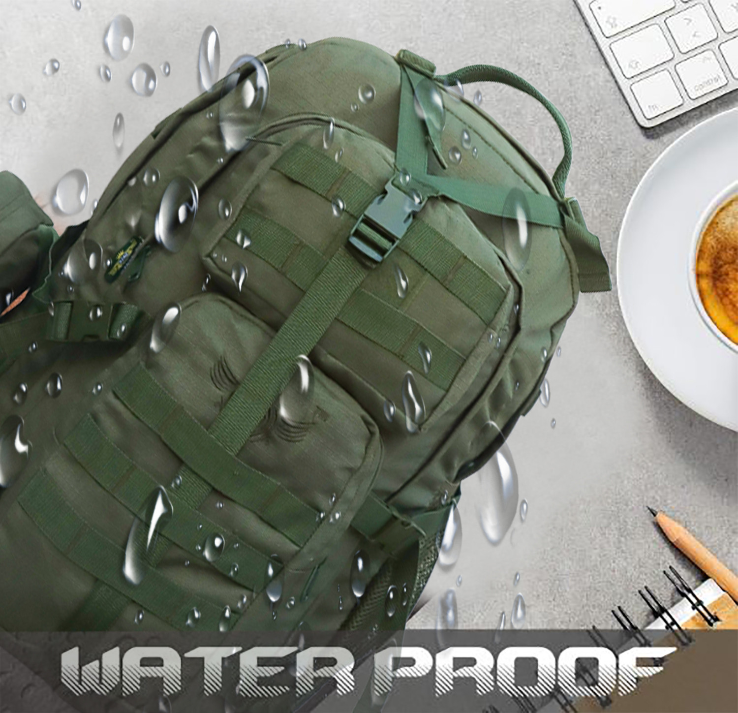 Image of AZAD Army Backpack WITH SLING BAG for casual USE with extra space 70 L Backpack