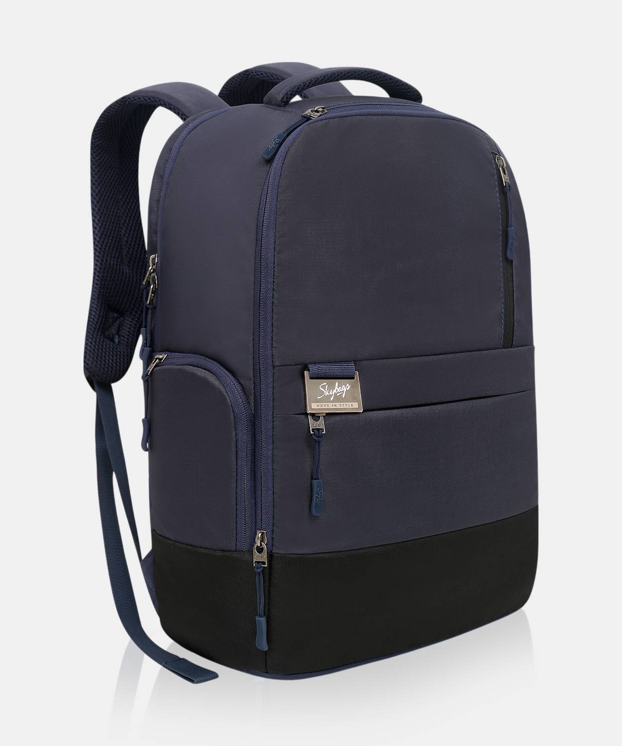 SKYBAGS Lumous 16L Blue Laptop Backpack - Image 4