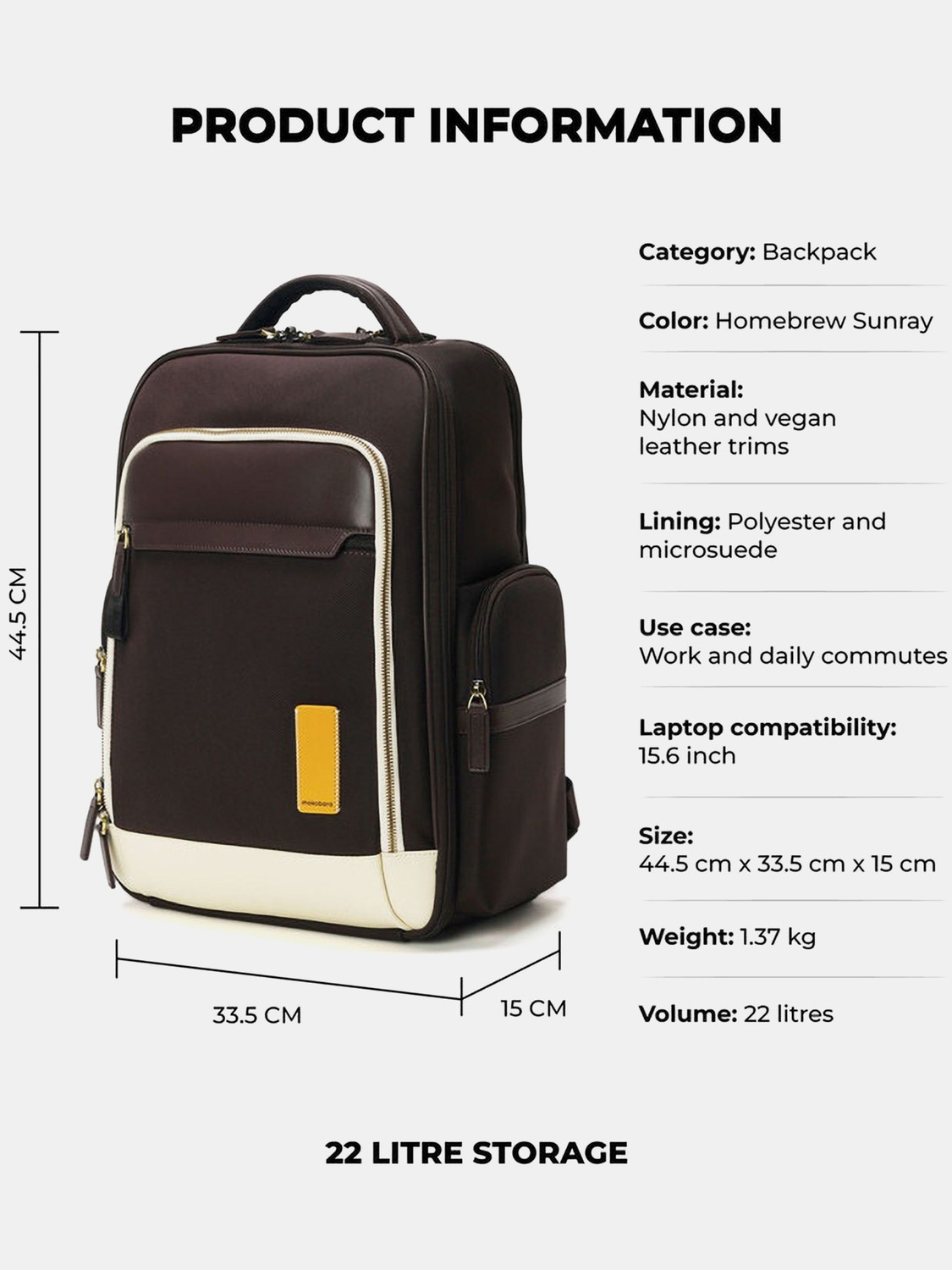 Image of Mokobara The Bass Backpack 22 L Backpack