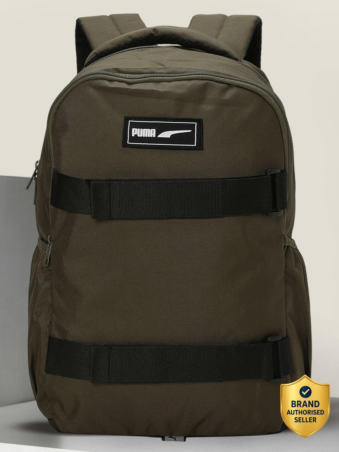 Image of PUMA Deck 21L Backpack Dark Olive 24.288 L Laptop Backpack