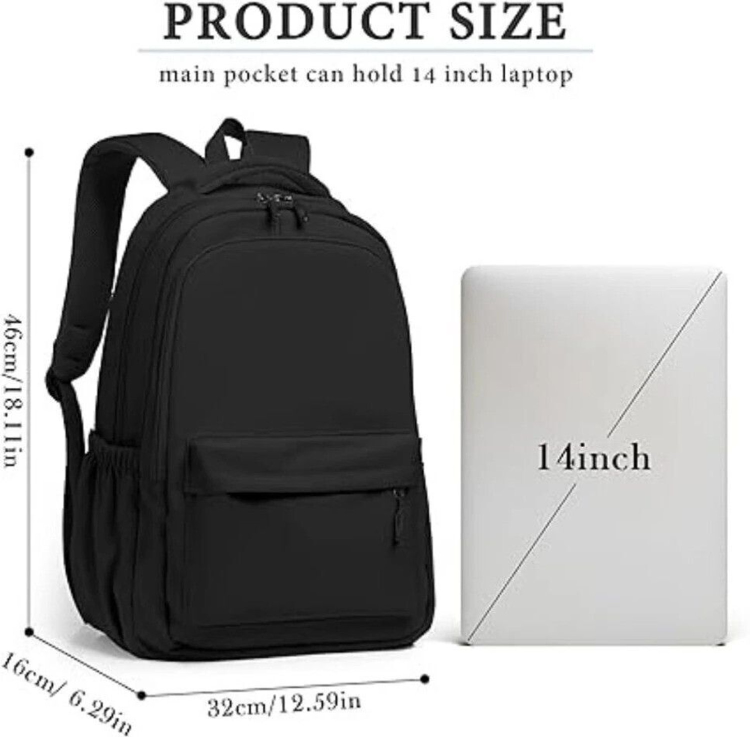 Image of Flamebird Backpack Purse for Women Fashionable Travel Vintage Polyester Bag For Girls 20 L Laptop Backpack