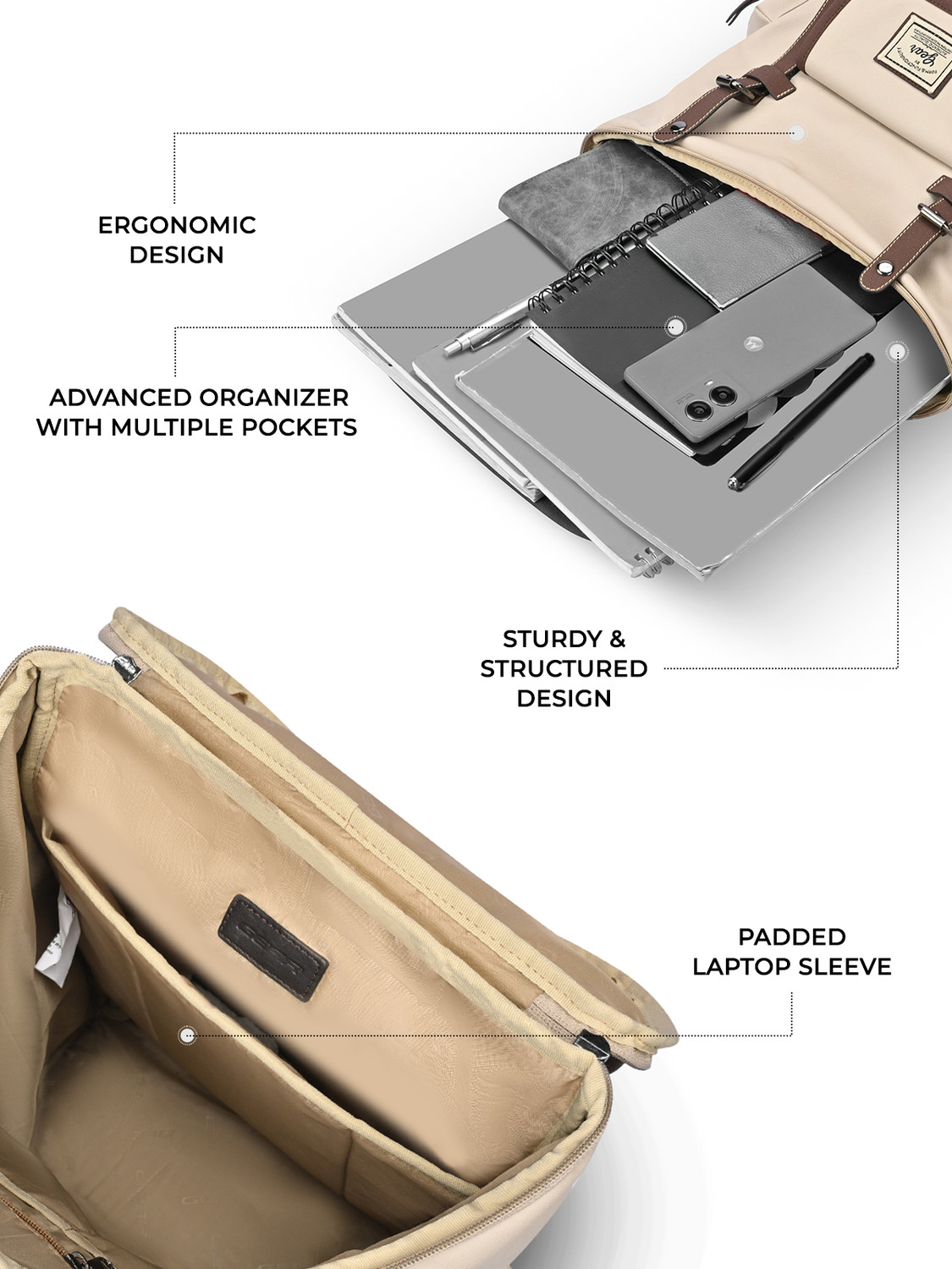 Image of Gear CLASSIC ANTI THEFT KNAPSACK 21 L Laptop Backpack
