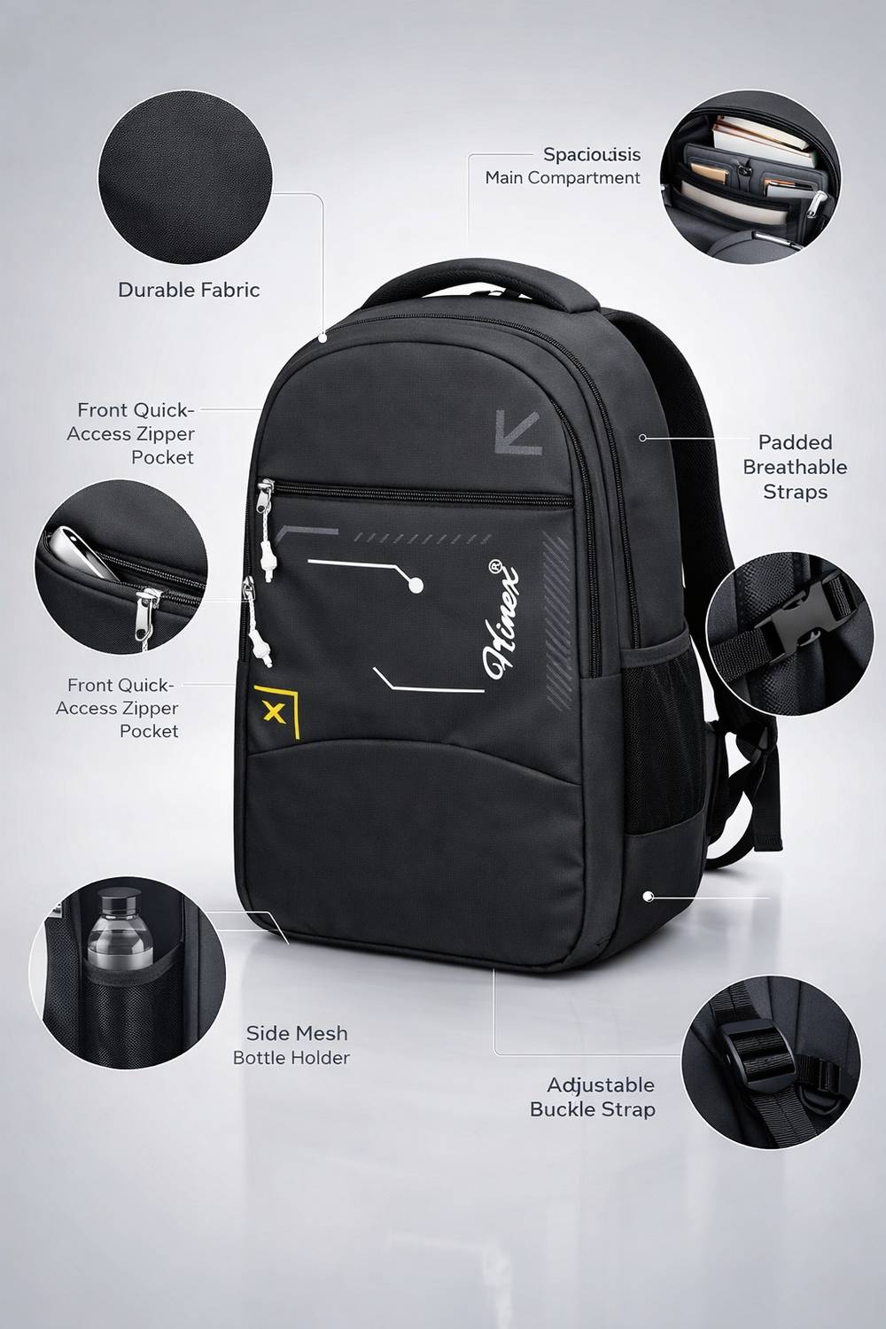 HINEX 35L Laptop Backpack - Image 2