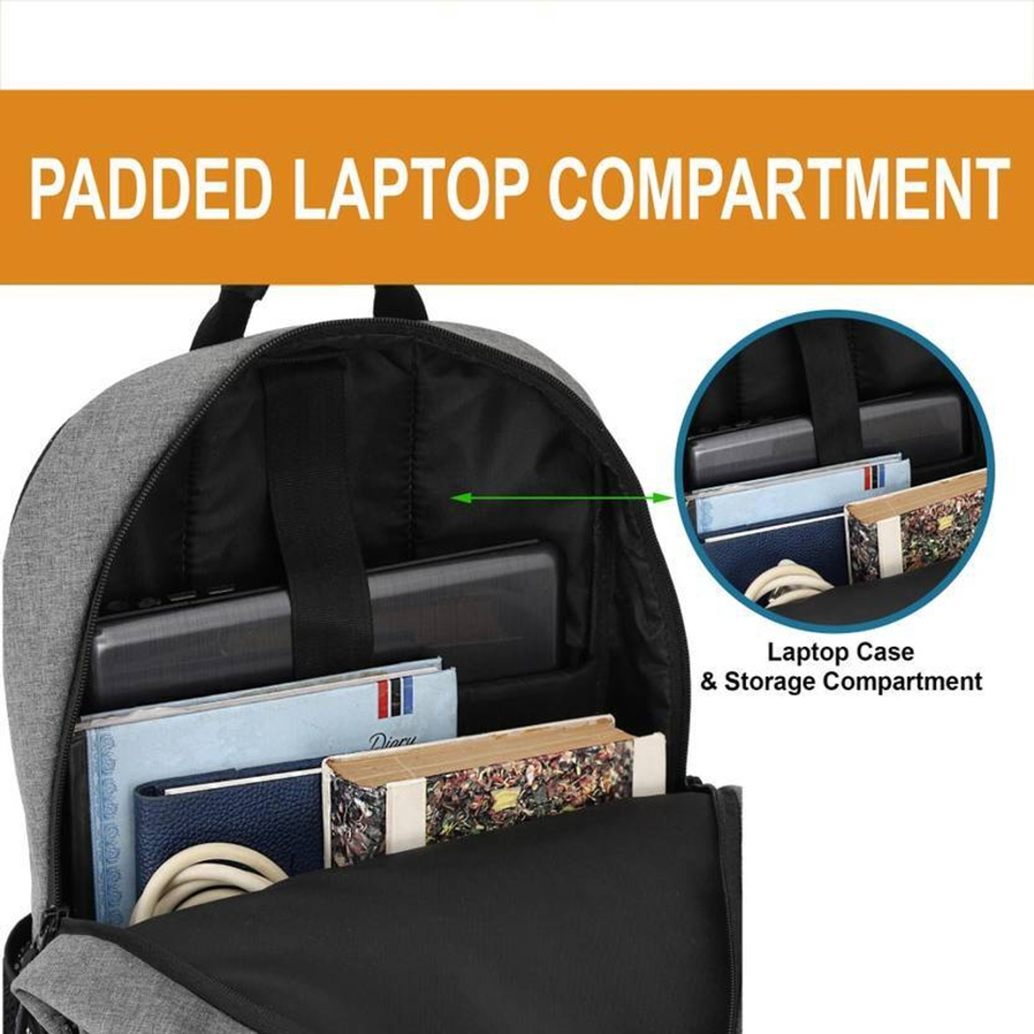 Image of SBCOLLECTION True Laptop Bag /Office /School /College /Business /Unisex Travel Backpack 30 L Laptop Backpack