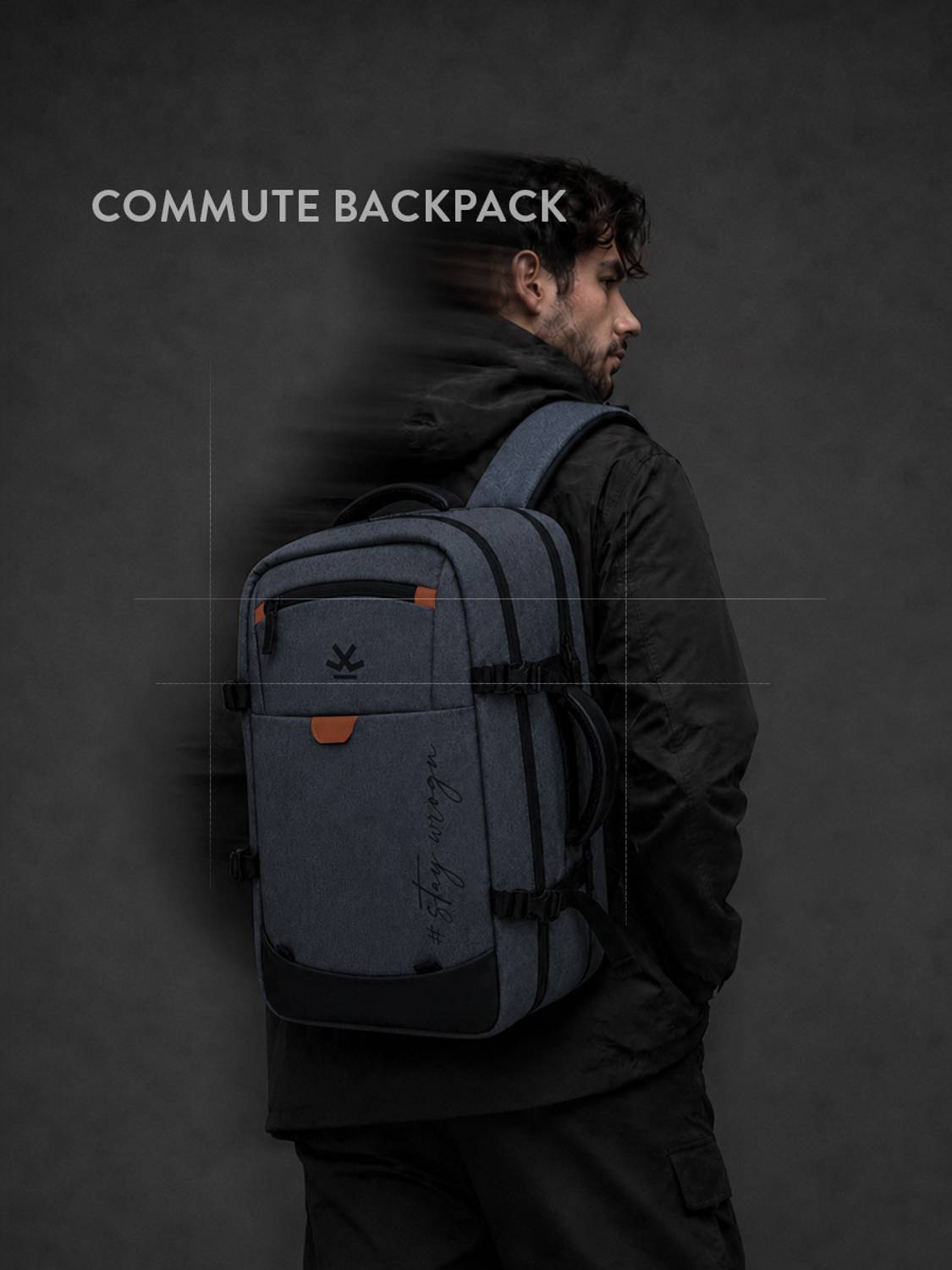 WROGN Weekender Anti-Theft Laptop Backpack 17 Inch - Image 4