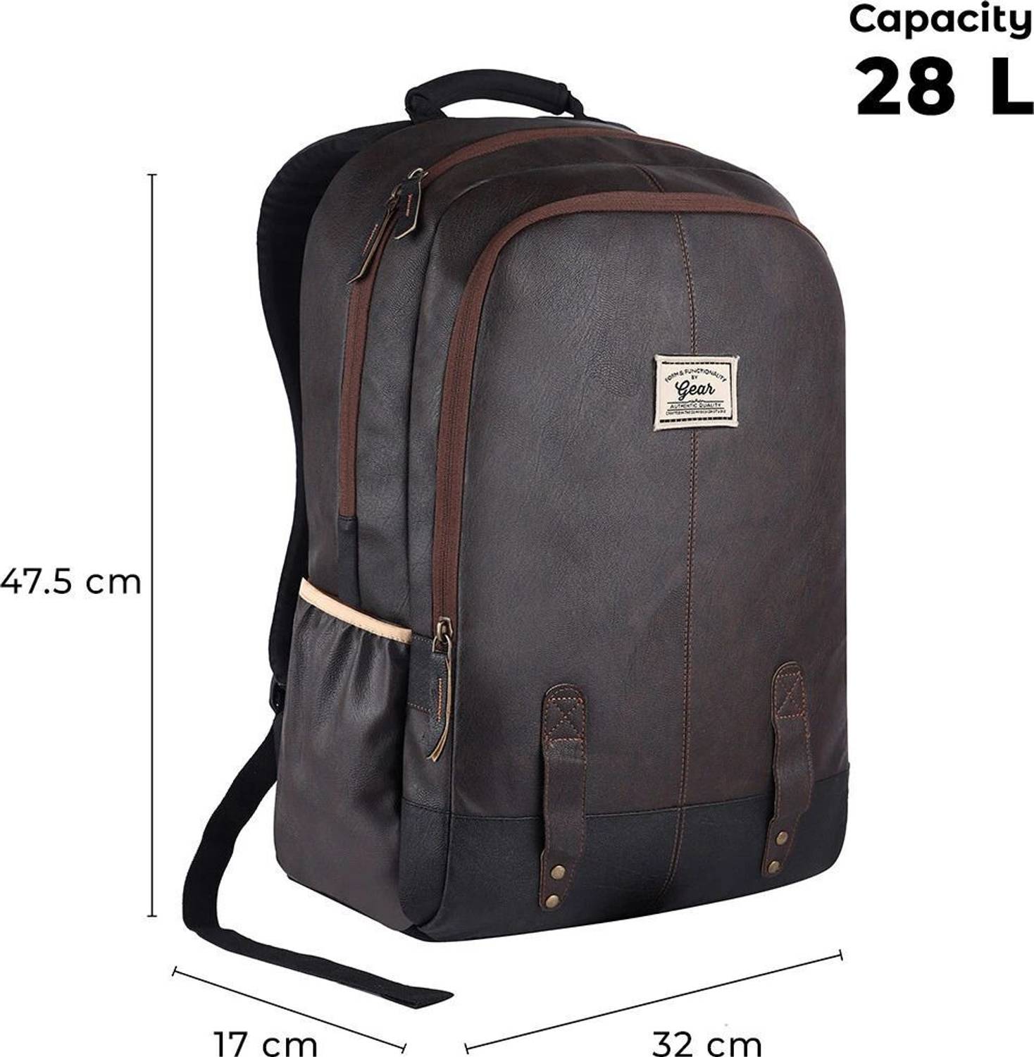 Gear Leather 28L Laptop Backpack - Image 4
