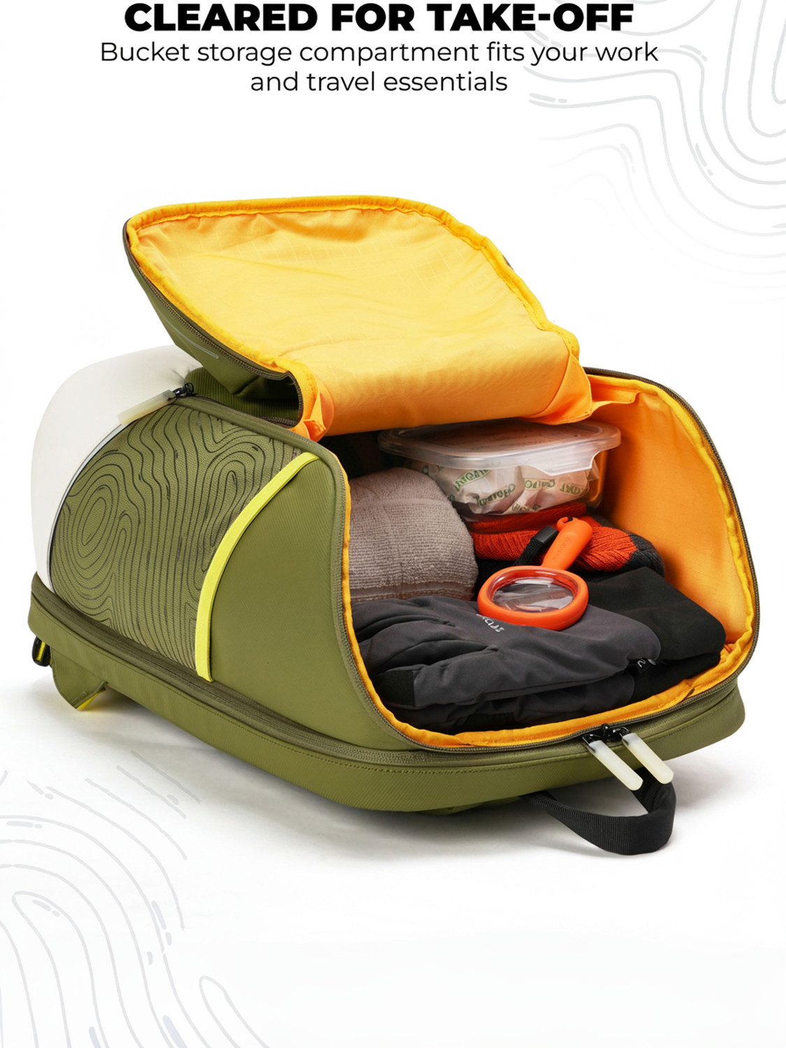 Image of Mokobara Medium 28 L Laptop Backpack The Offshore Backpack (Green)