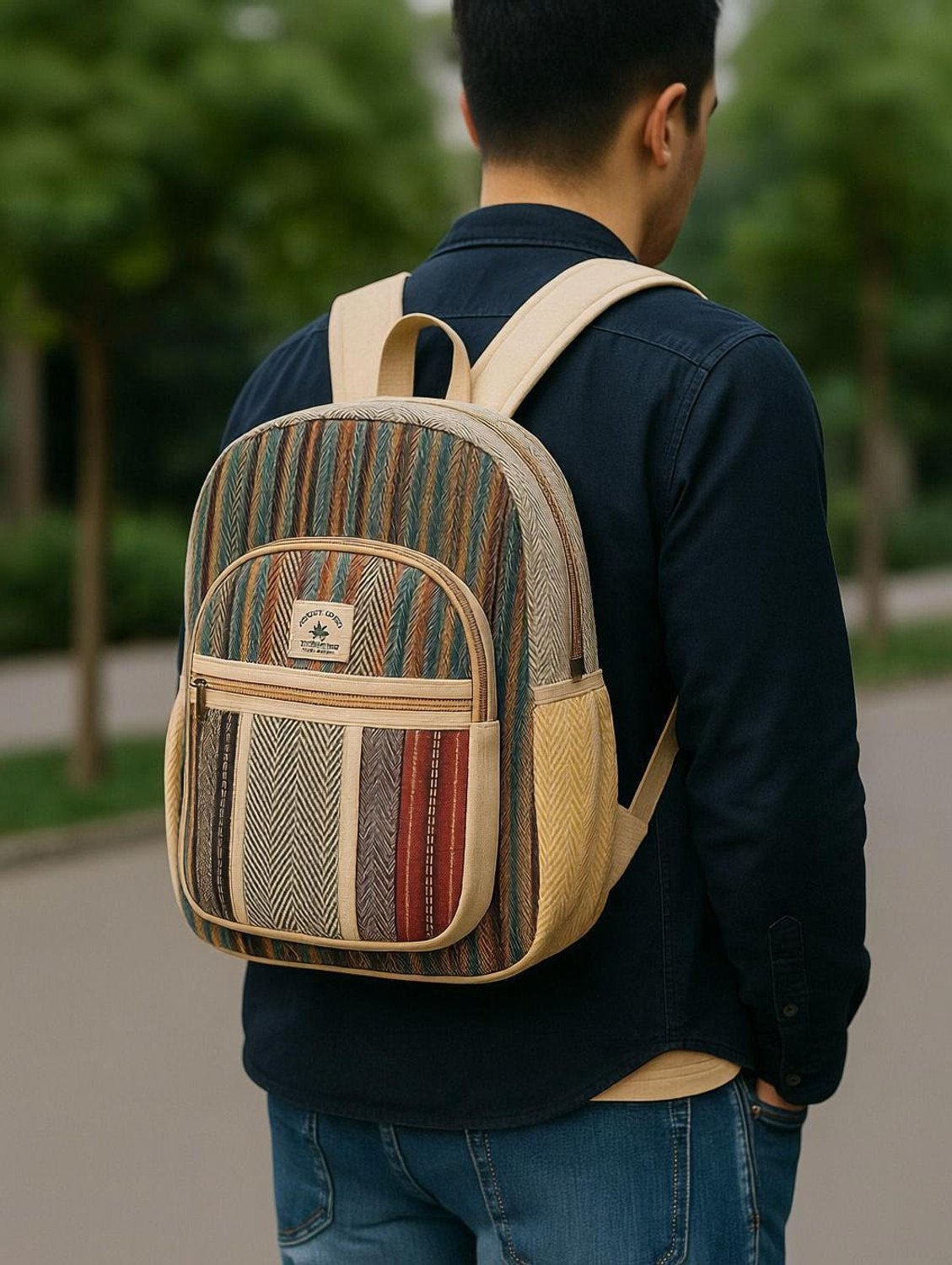 Image of The Hemp Collectives Urban Blend 25 L Laptop Backpack