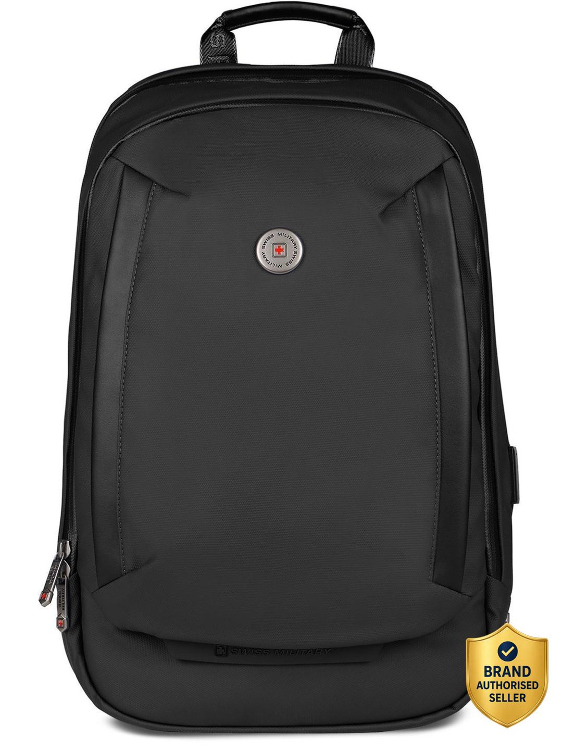 Image of SWISS MILITARY FORTIS 19L Laptop Backpack with USB Slot, 15.6 inch Compartment & Insulated Pocket 19 L Laptop Backpack