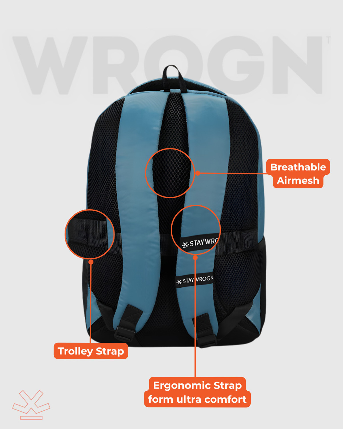 Image of WROGN WROG BP 14 30 L Trolley Laptop Backpack