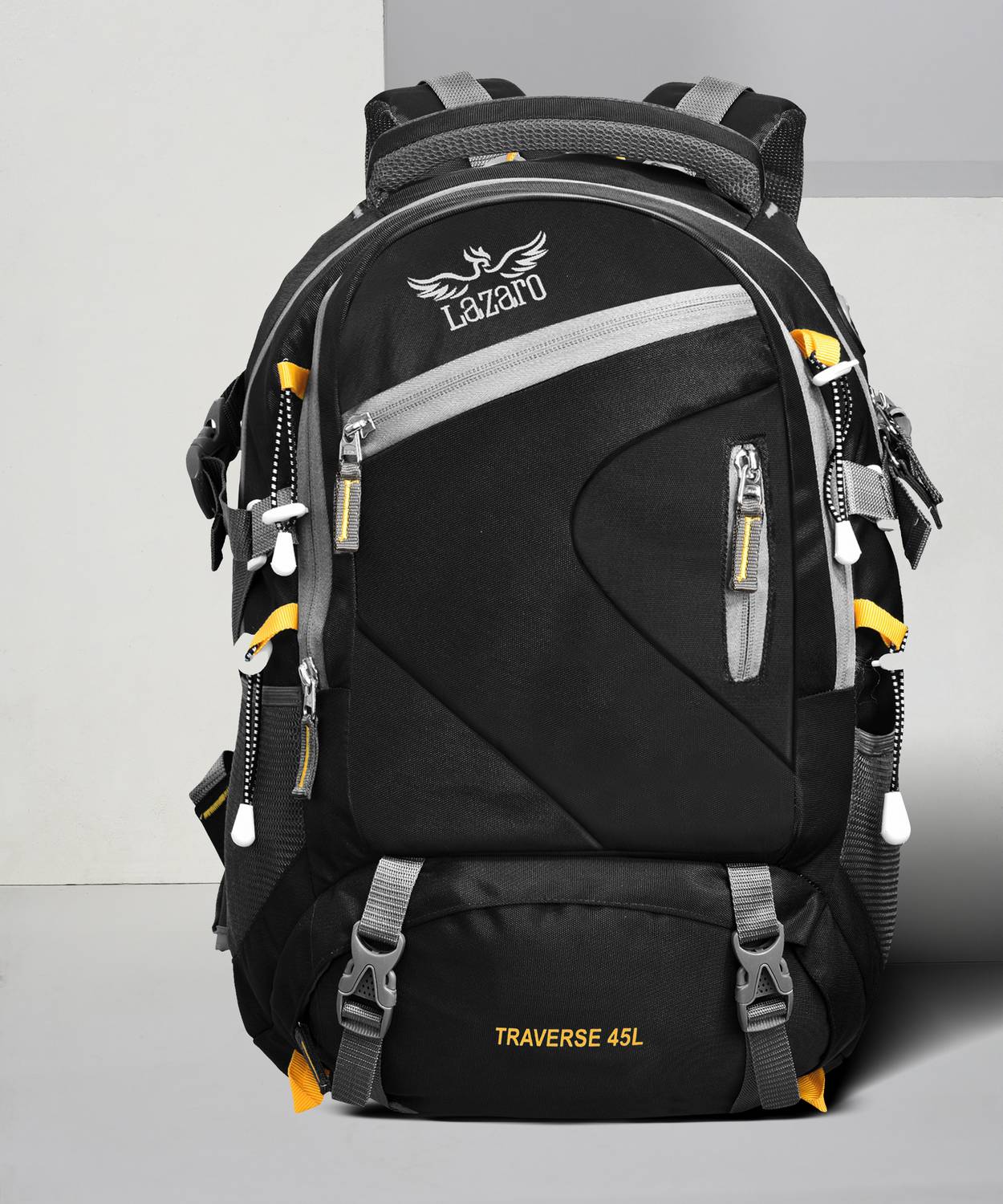 3SIX5 Heavy Duty Traverse Collection Unisex Travel 45 L Laptop Backpack
