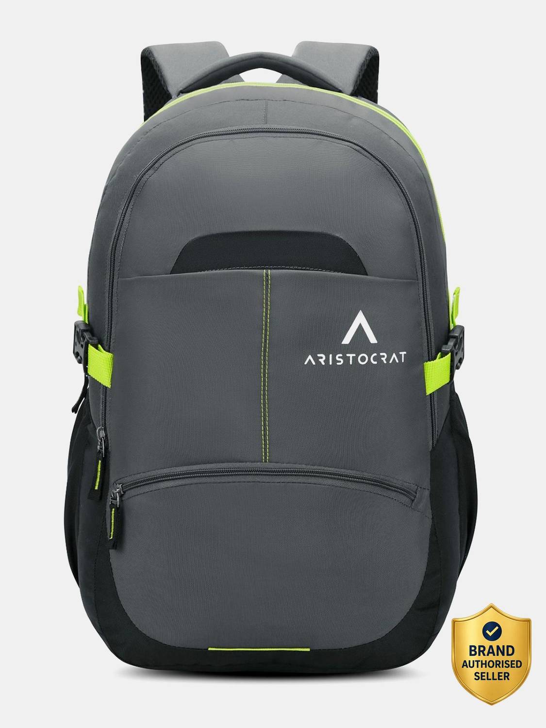aristocrat laptop backpack ARISTOCRAT Charge With Multiple Utility Pockets & Rain Cover 32 L Laptop  Backpack Grey - Price in India