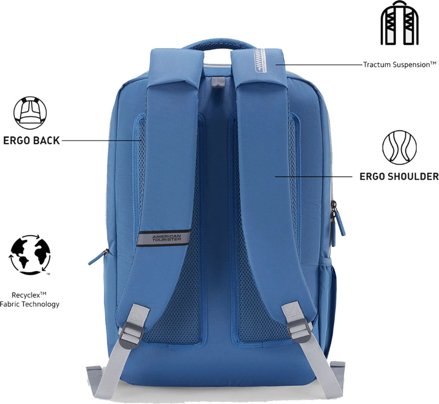 Image of AMERICAN TOURISTER Sigma 3.0 , Unisex Office Laptop Backpack with Front Organizer 34 L Laptop Backpack