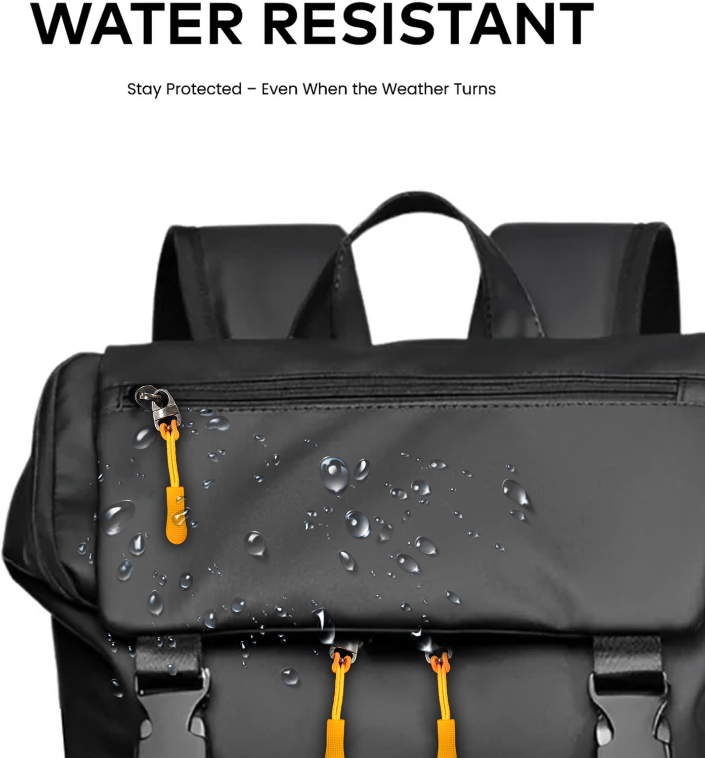 Image of REDHORNS Small 20 L Laptop Backpack Oxford Fabric 15.6-Inch Laptop Backpack for unisex,Anti-Theft Travel Bag (Black)