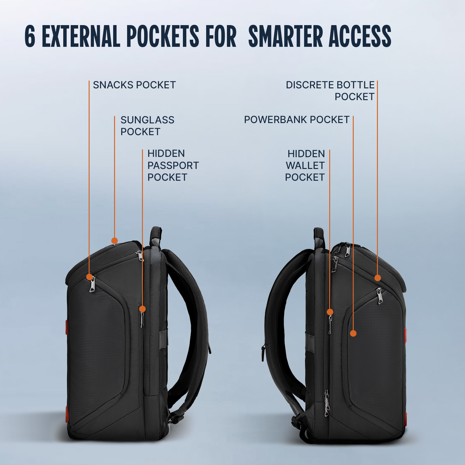 Image of Uppercase Vortex Alphatech Pro 15.6 inch Laptop Backpack with iPad Compartment & Snaplift Tech 22 L Trolley Laptop Backpack