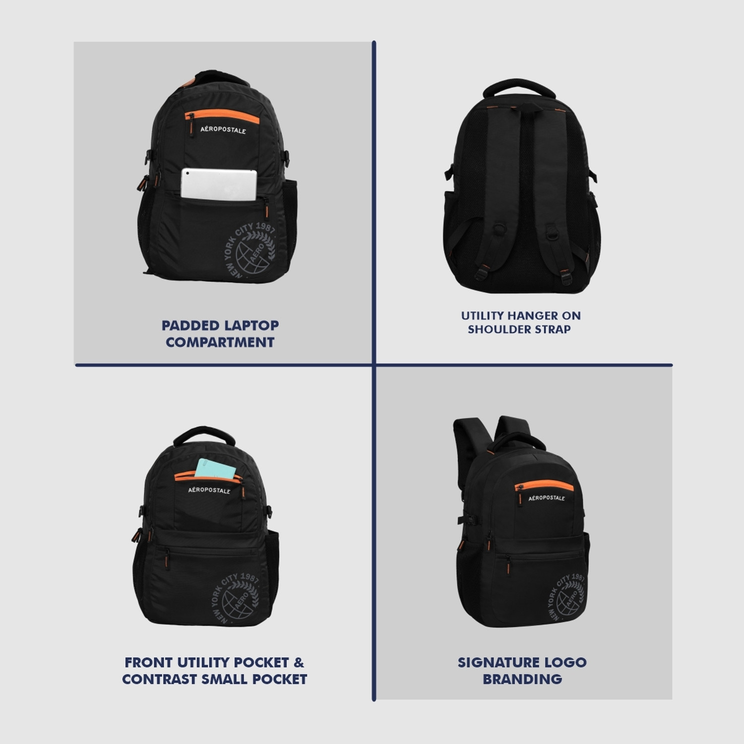 Image of AEROPOSTALE BASIN 20 L Laptop Backpack